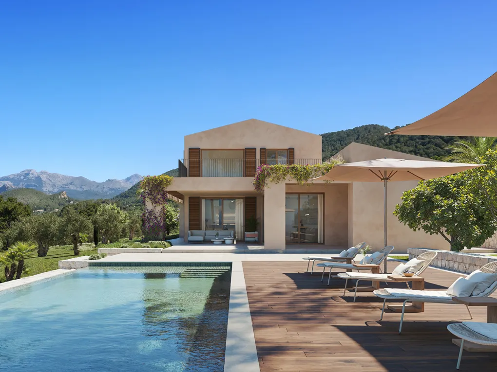 Tidløs nybygget finca tæt på havnen med spektakulær udsigt over Tramuntana-5