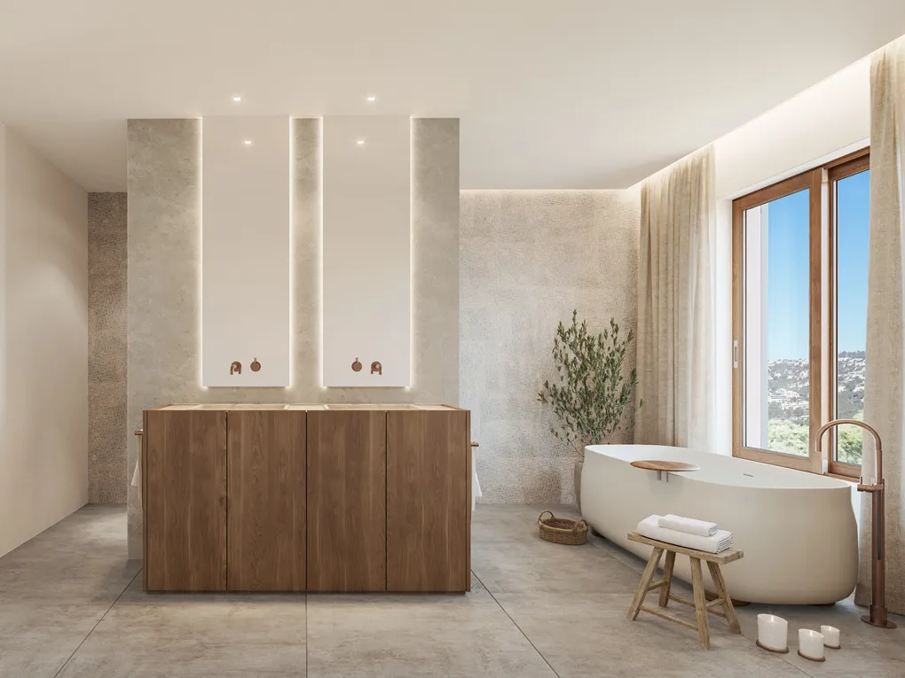 Tidløs nybygget finca tæt på havnen med spektakulær udsigt over Tramuntana-6