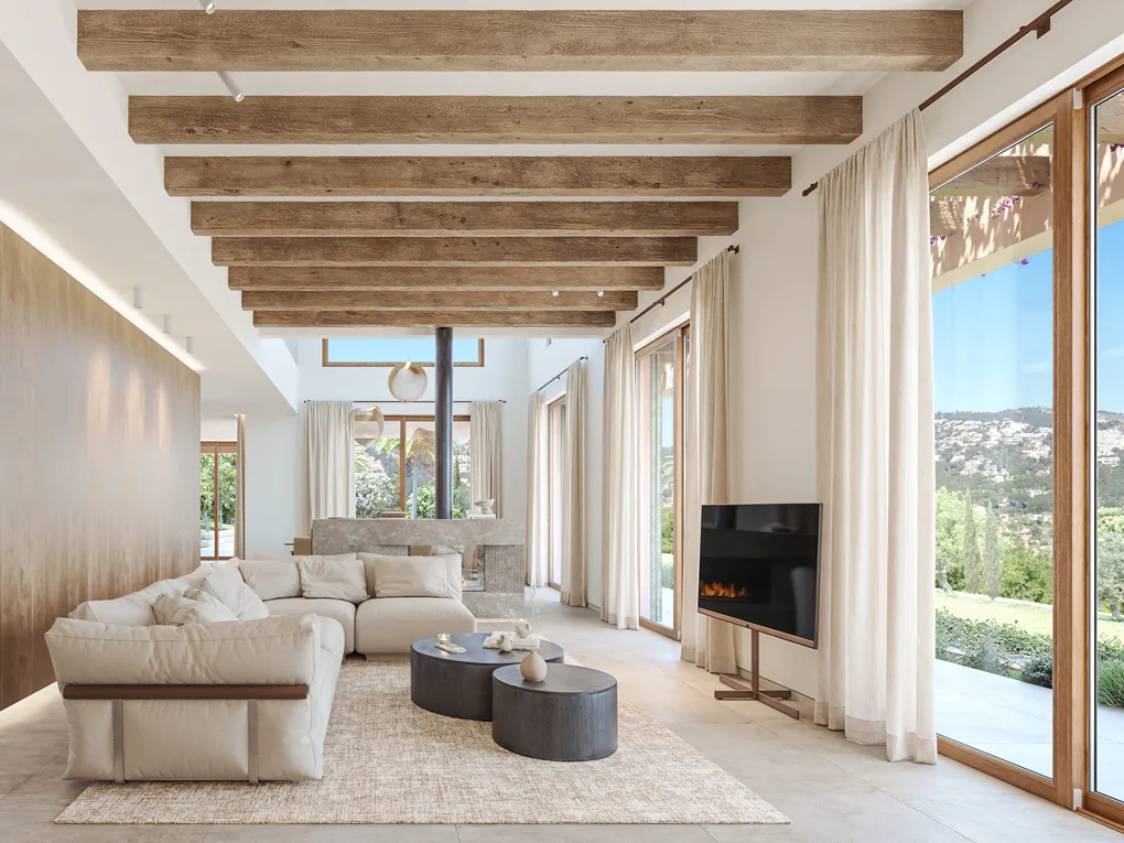 Tidløs nybygget finca tæt på havnen med spektakulær udsigt over Tramuntana-8