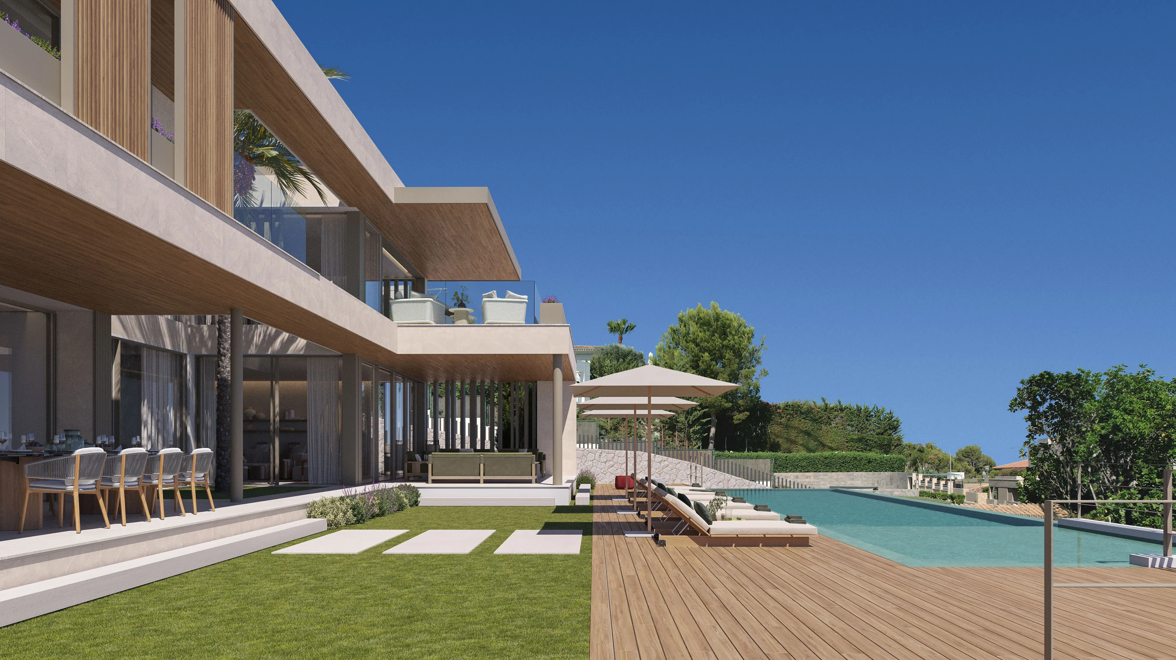 Elegant contemporary villa with outstanding sea views-3