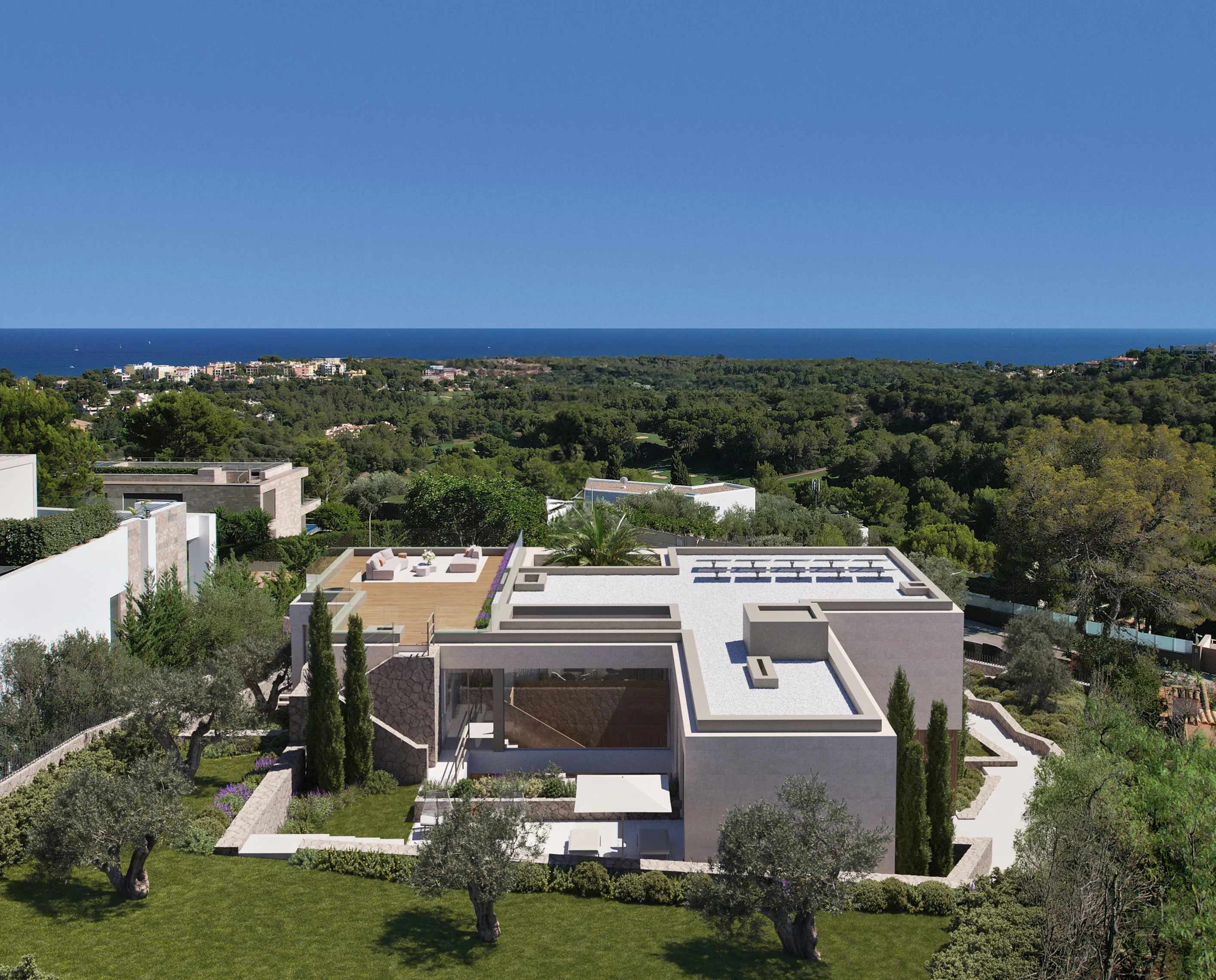 Elegant contemporary villa with outstanding sea views-17