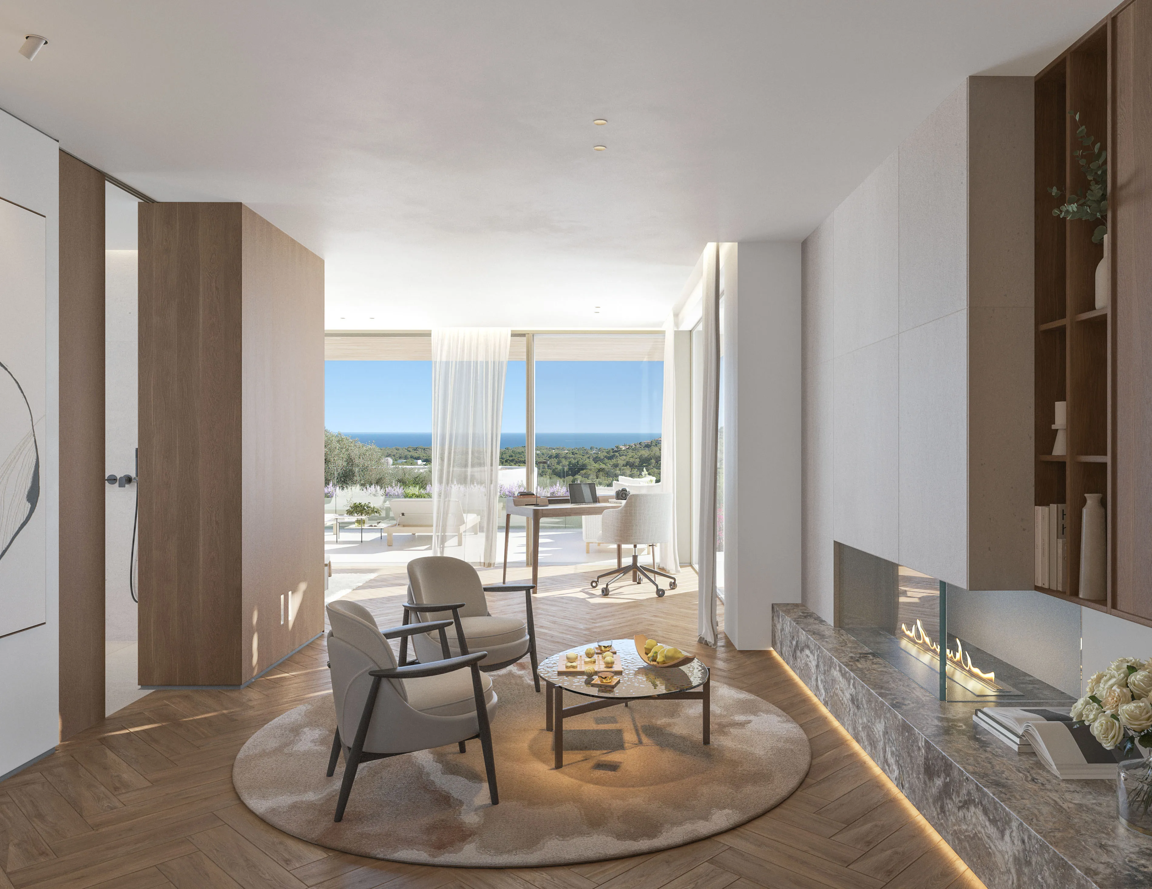 Elegant contemporary villa with outstanding sea views-13