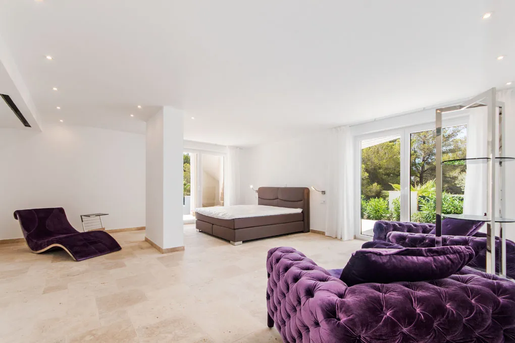 Villa moderna con vista sul mare-6