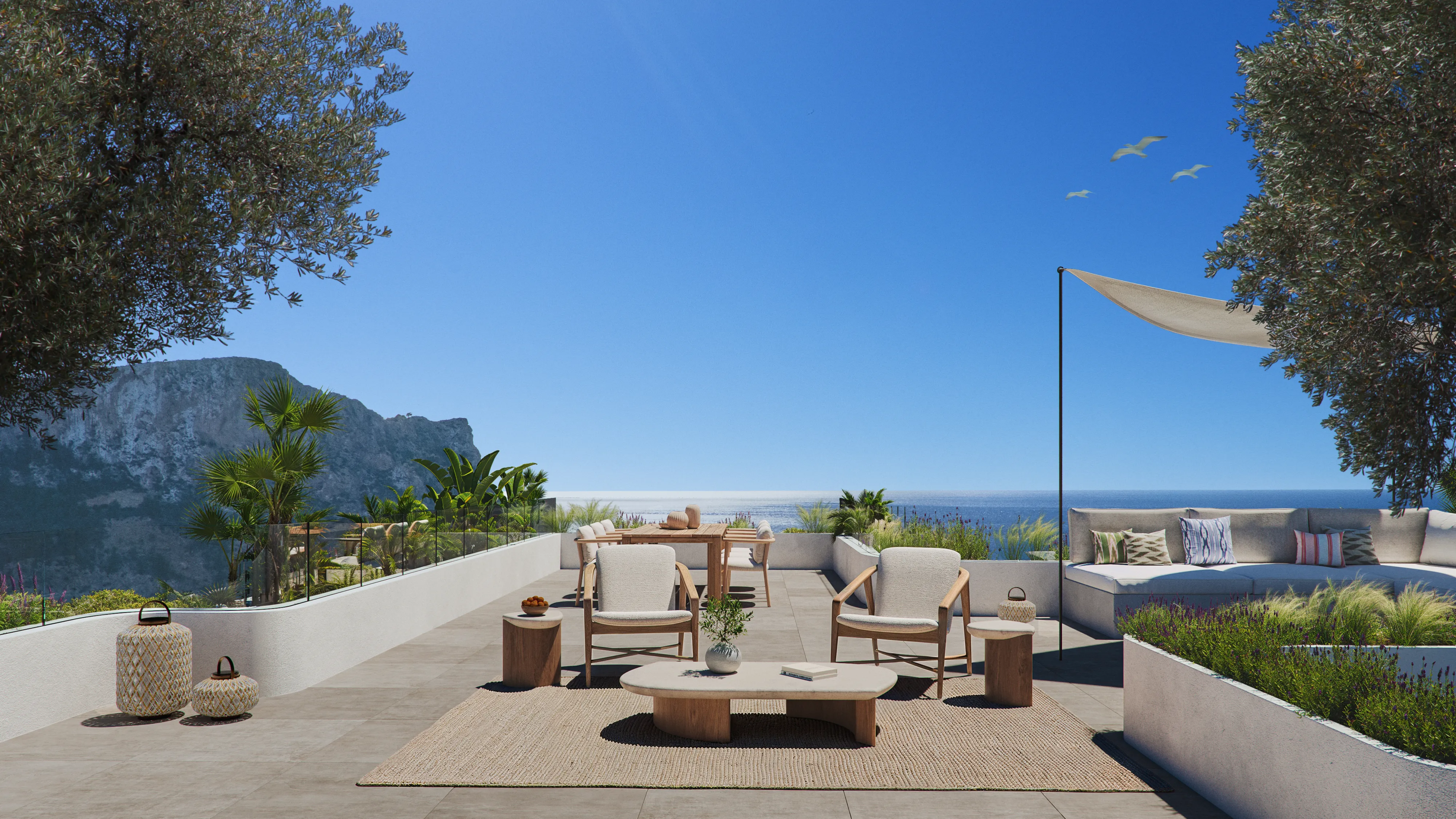 Villa met zeezicht op toplocatie met goedgekeurd bouwproject-7