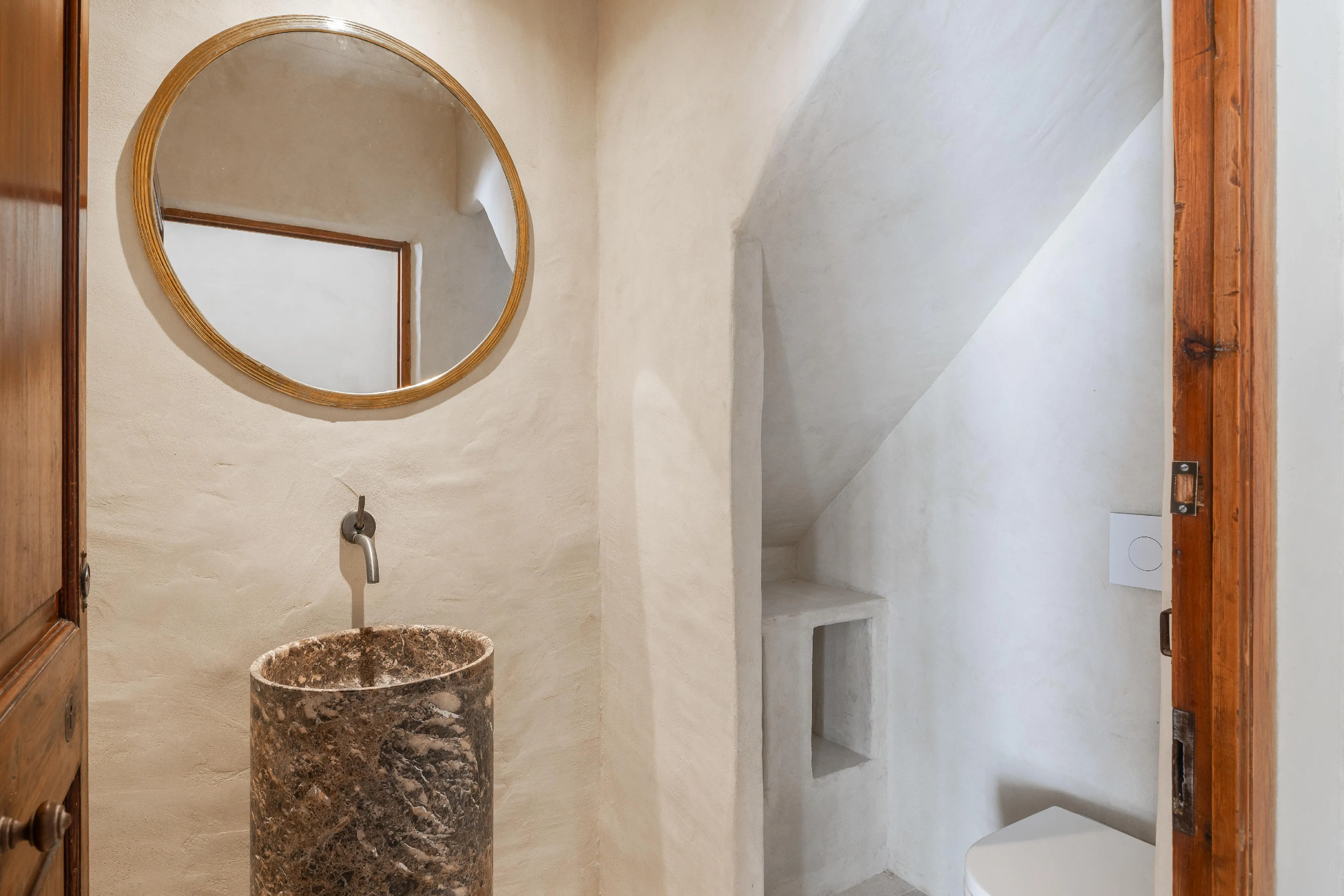 Renovated townhouse with a pool in Selva-11