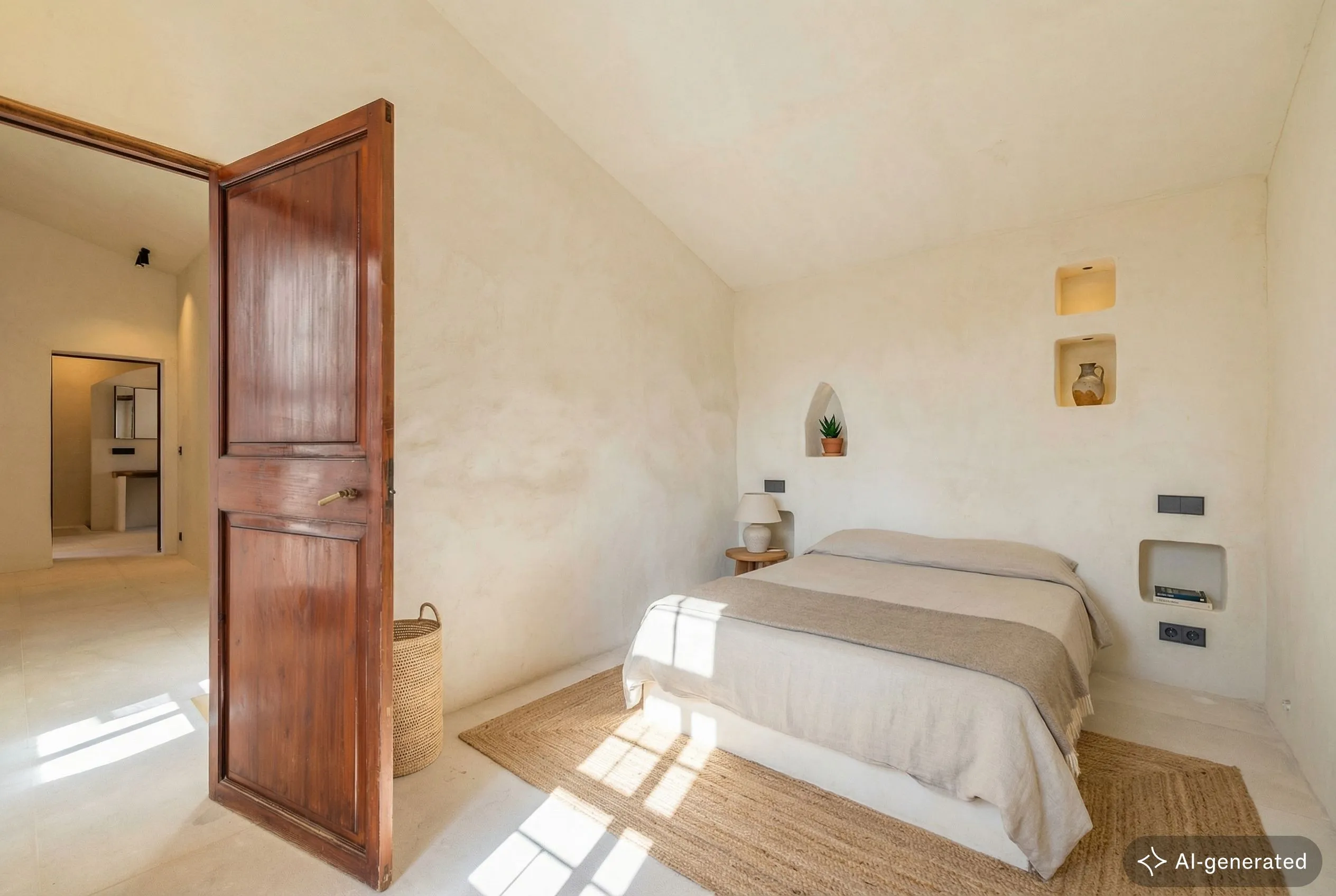 Renovated townhouse with a pool in Selva-8
