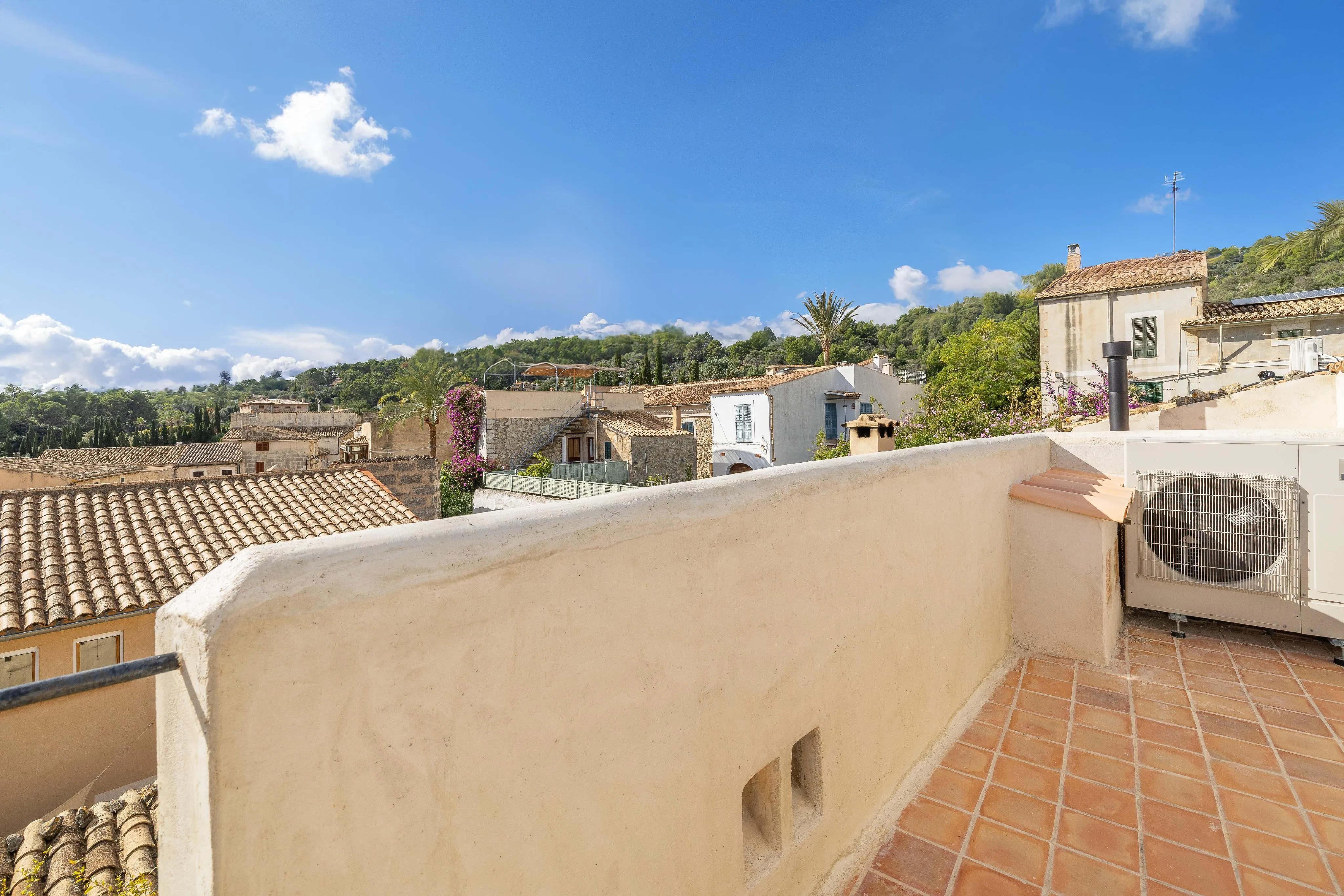 Renovated townhouse with a pool in Selva-13