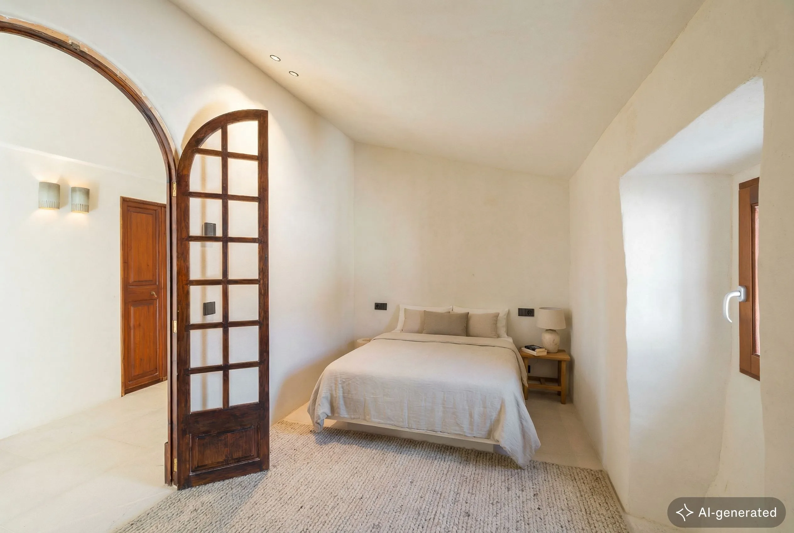Renovated townhouse with a pool in Selva-10