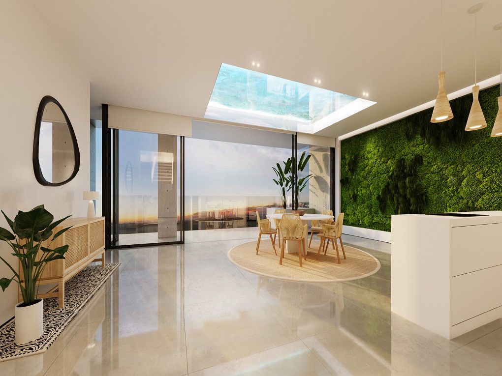Luxurious penthouse with roof terrace and plunge pool in newly-built residential complex-3