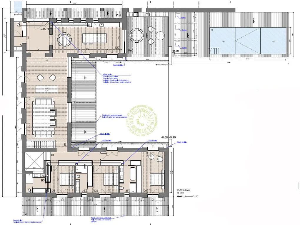 Modern finca-project met wijngaarden en uitzicht op het platteland-14