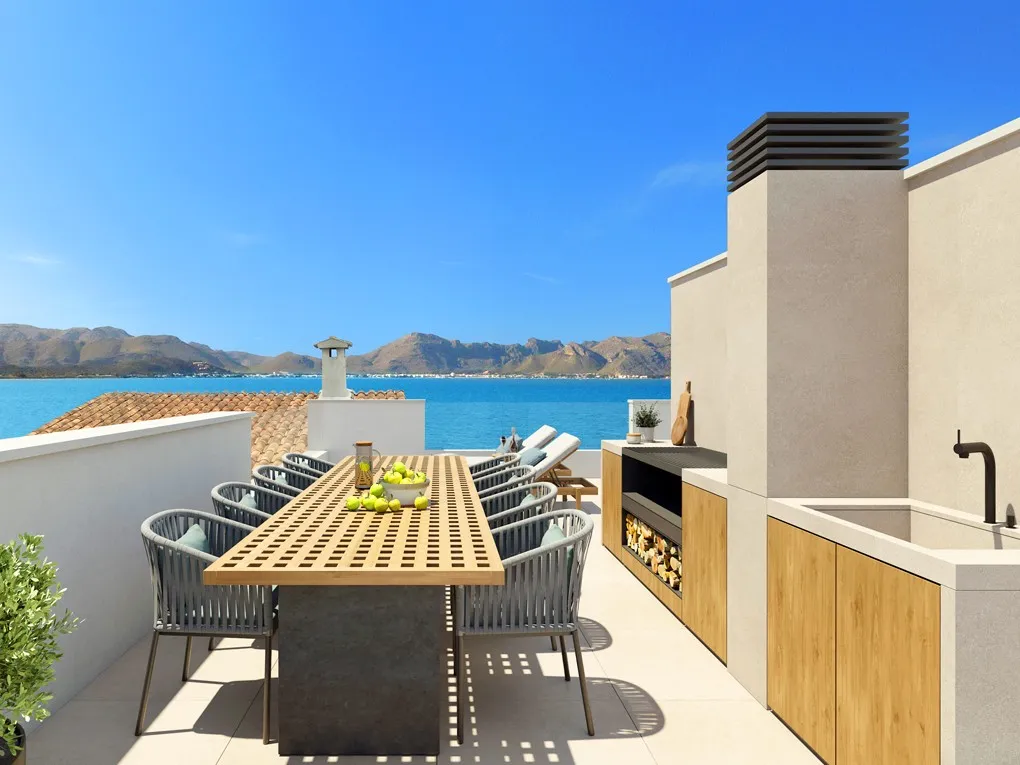 Projekt til et fantastisk moderne hjem ved havet-1