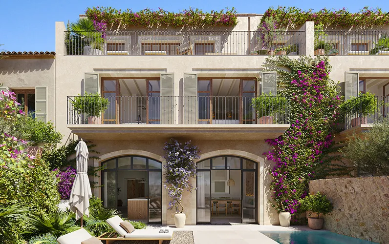 Maison de ville neuve avec belle vue à Santa Maria