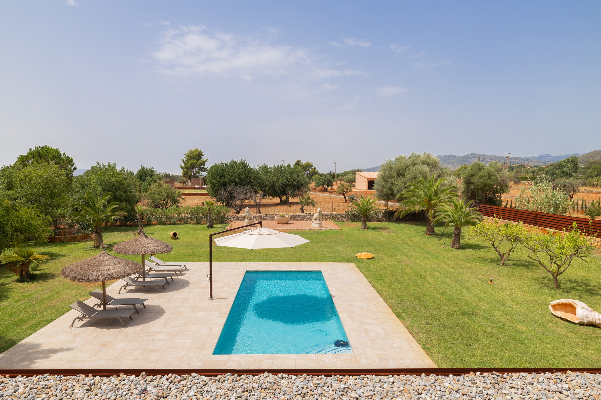 Elegant villa with ETV license, pool, and mountain views in a peaceful setting-21