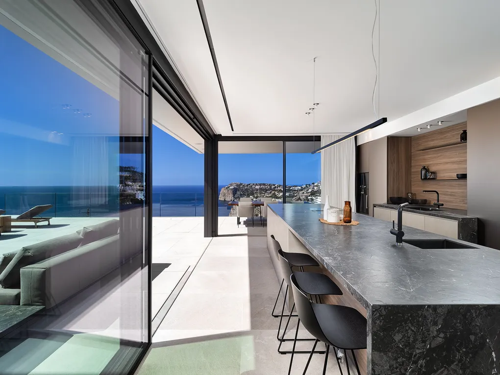 Spectacular new built villa with sea views-5