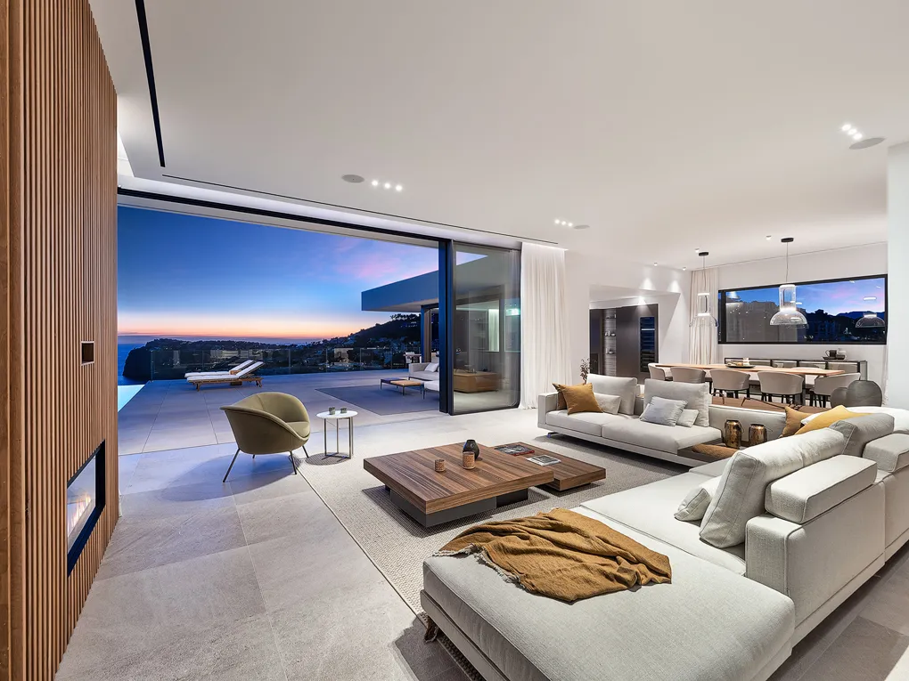 Spectacular new built villa with sea views-17