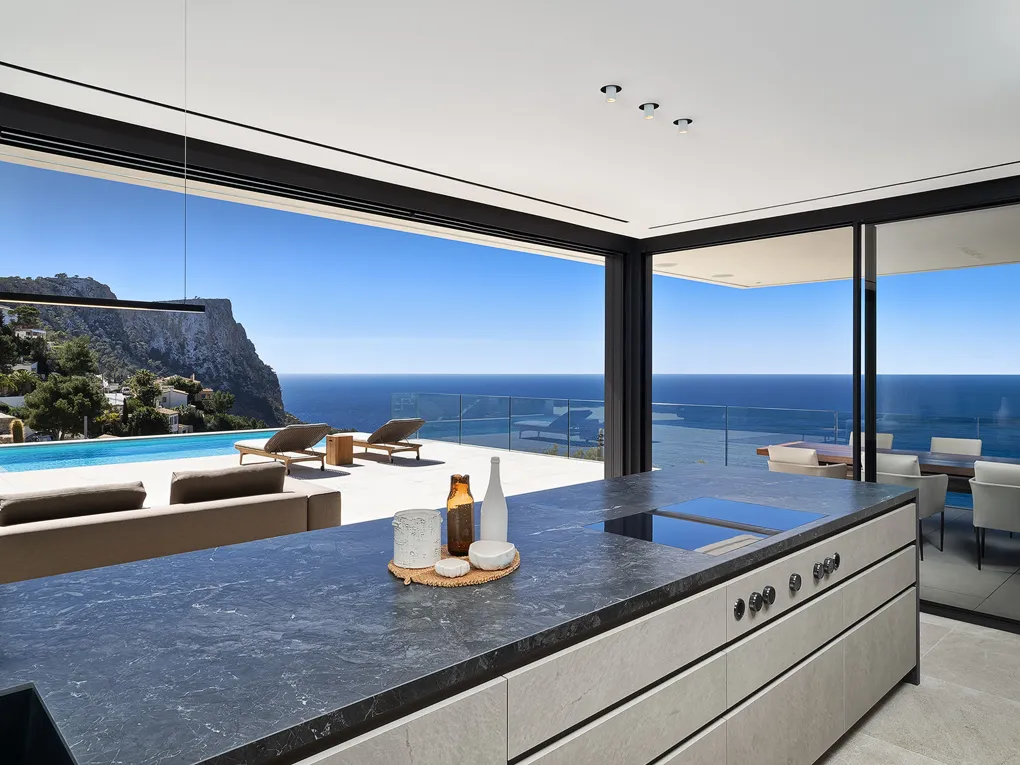 Spectacular new built villa with sea views-4