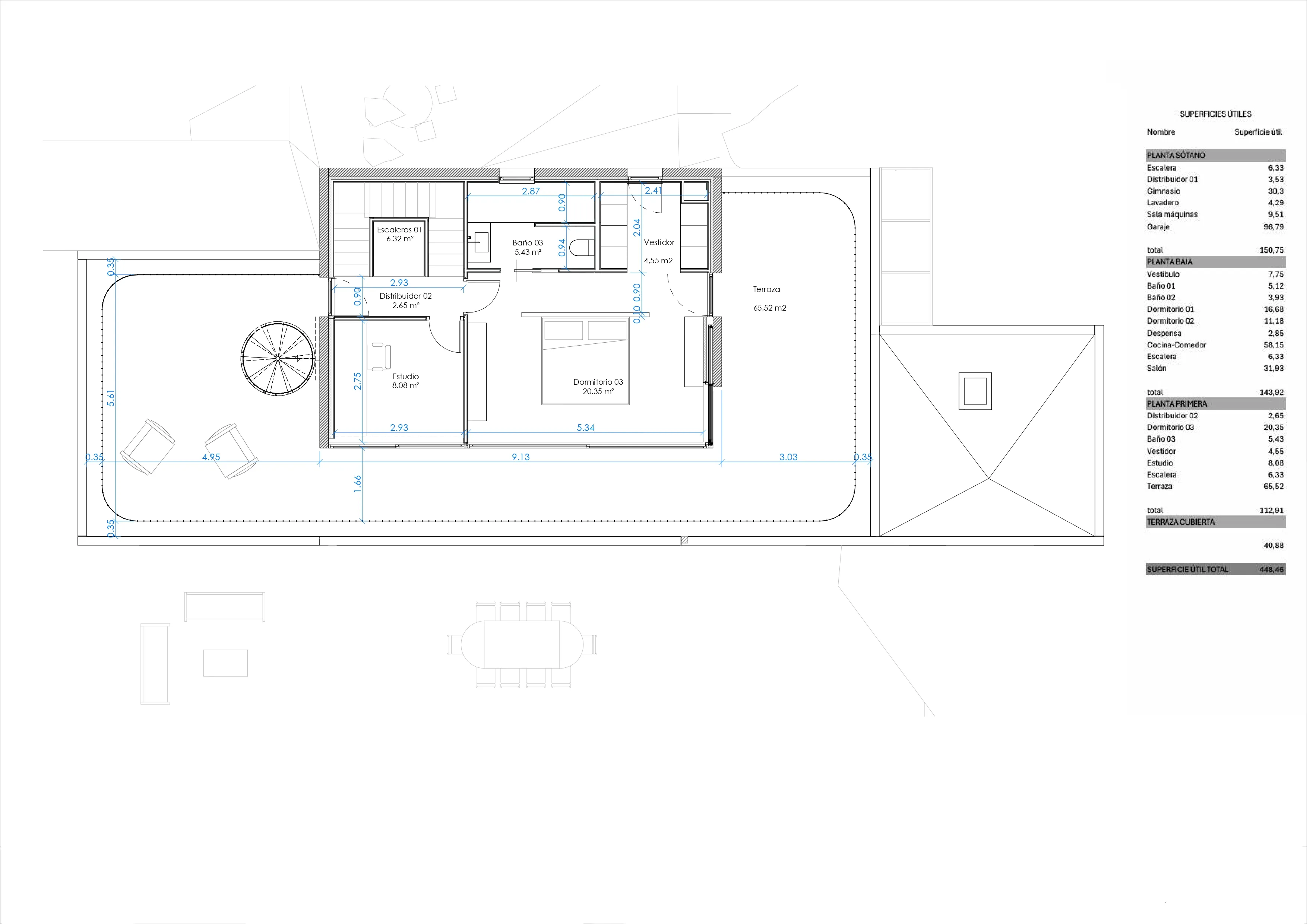 Moderne villa met uitzicht op de baai van Palma-9