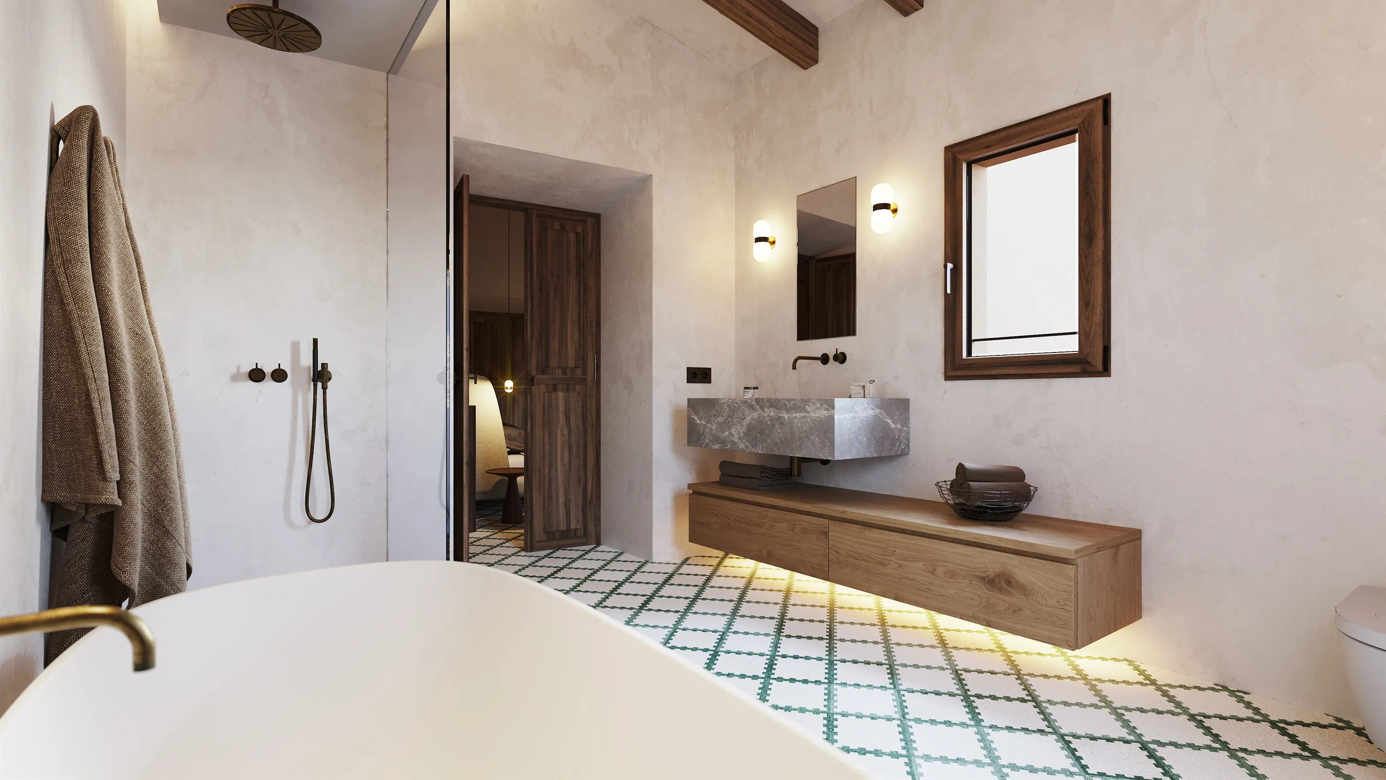 Casa de poble acuradament restaurada a Felanitx amb llicència de lloguer-9