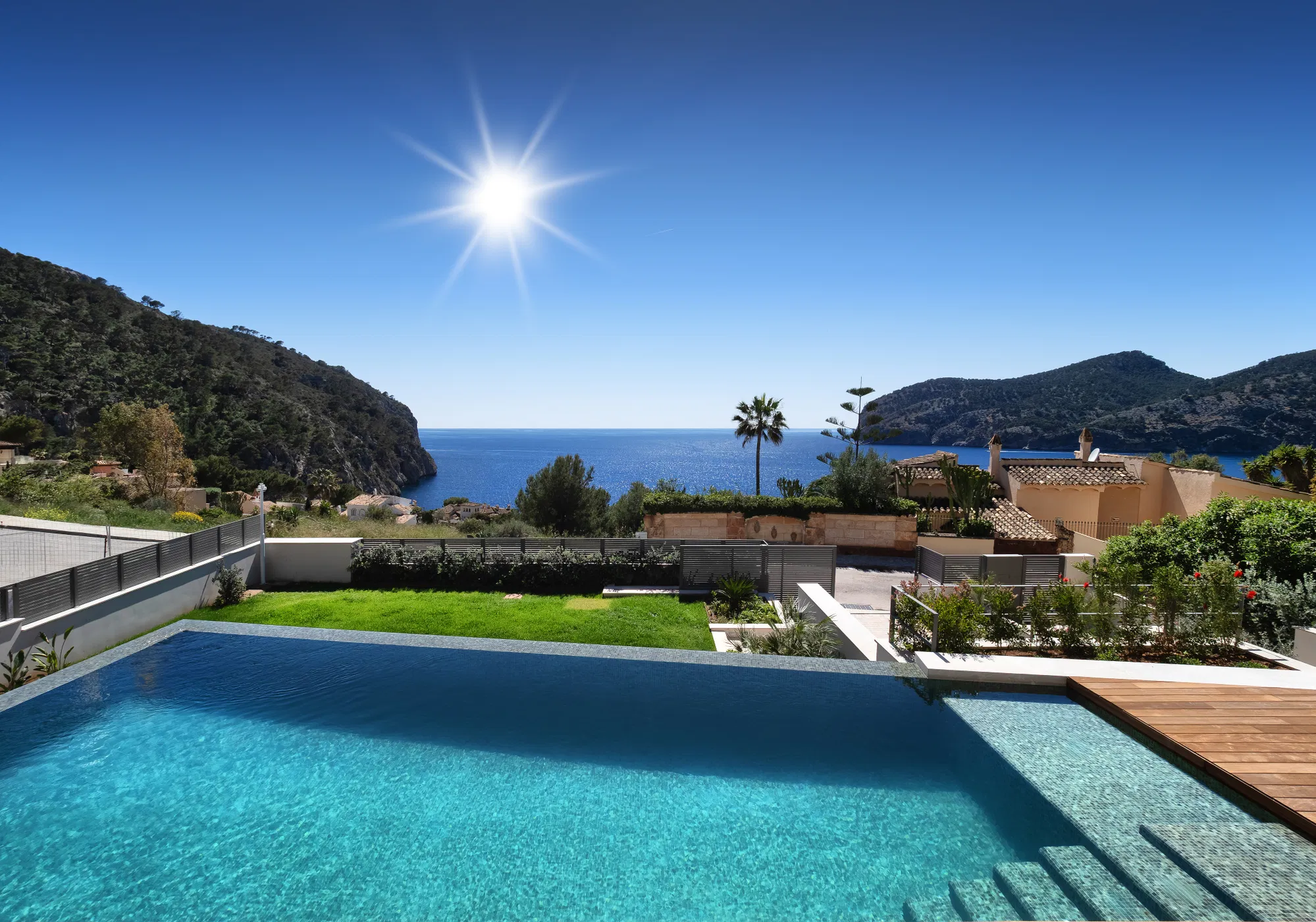 La vista sul mare incontra l'architettura di alto livello in una posizione privilegiata a Camp de Mar.-17