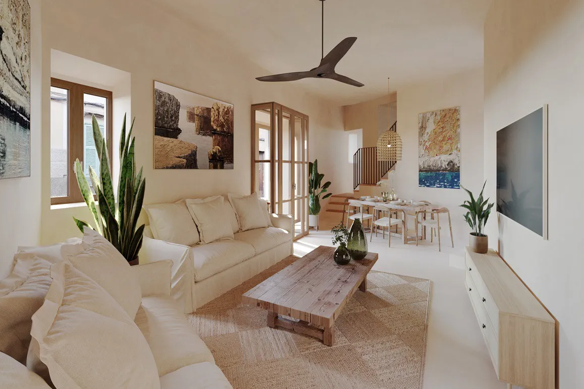 Casa de pueblo única con patio, piscina y fantásticas vistas en Artá-3