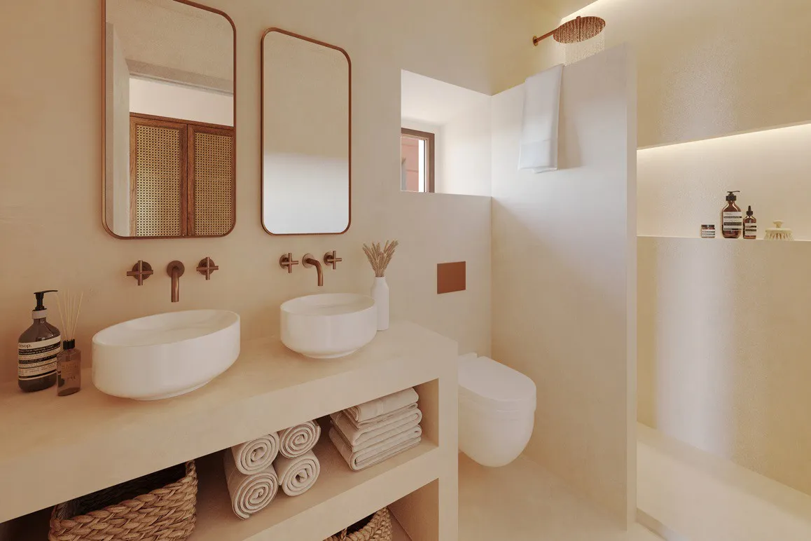 Casa de pueblo única con patio, piscina y fantásticas vistas en Artá-5