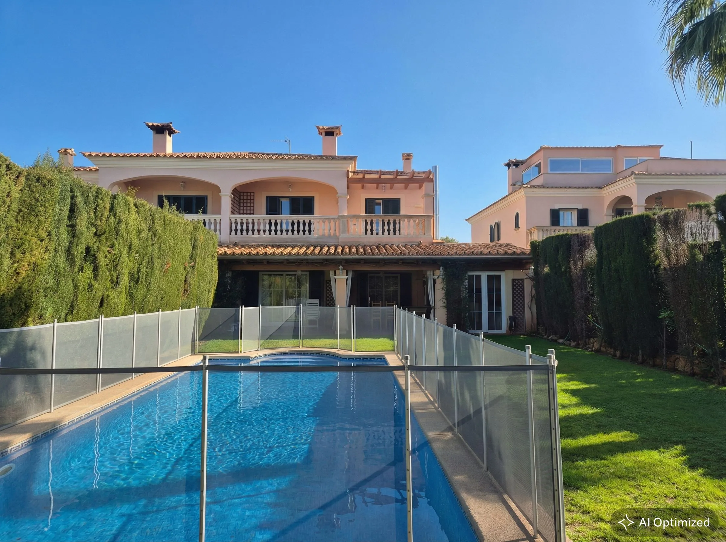 Mediterranean semi-detached villa with pool in Puig de Ros-1