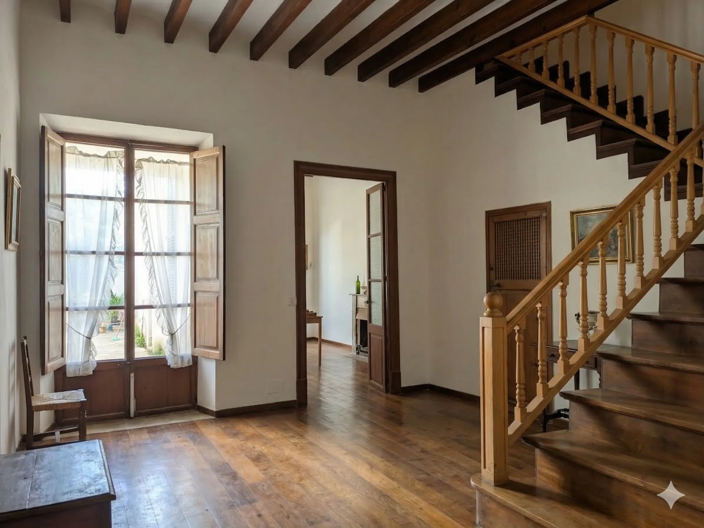 Encantadora casa de poble amb gran potencial i vistes a la muntanya a Alaró-11