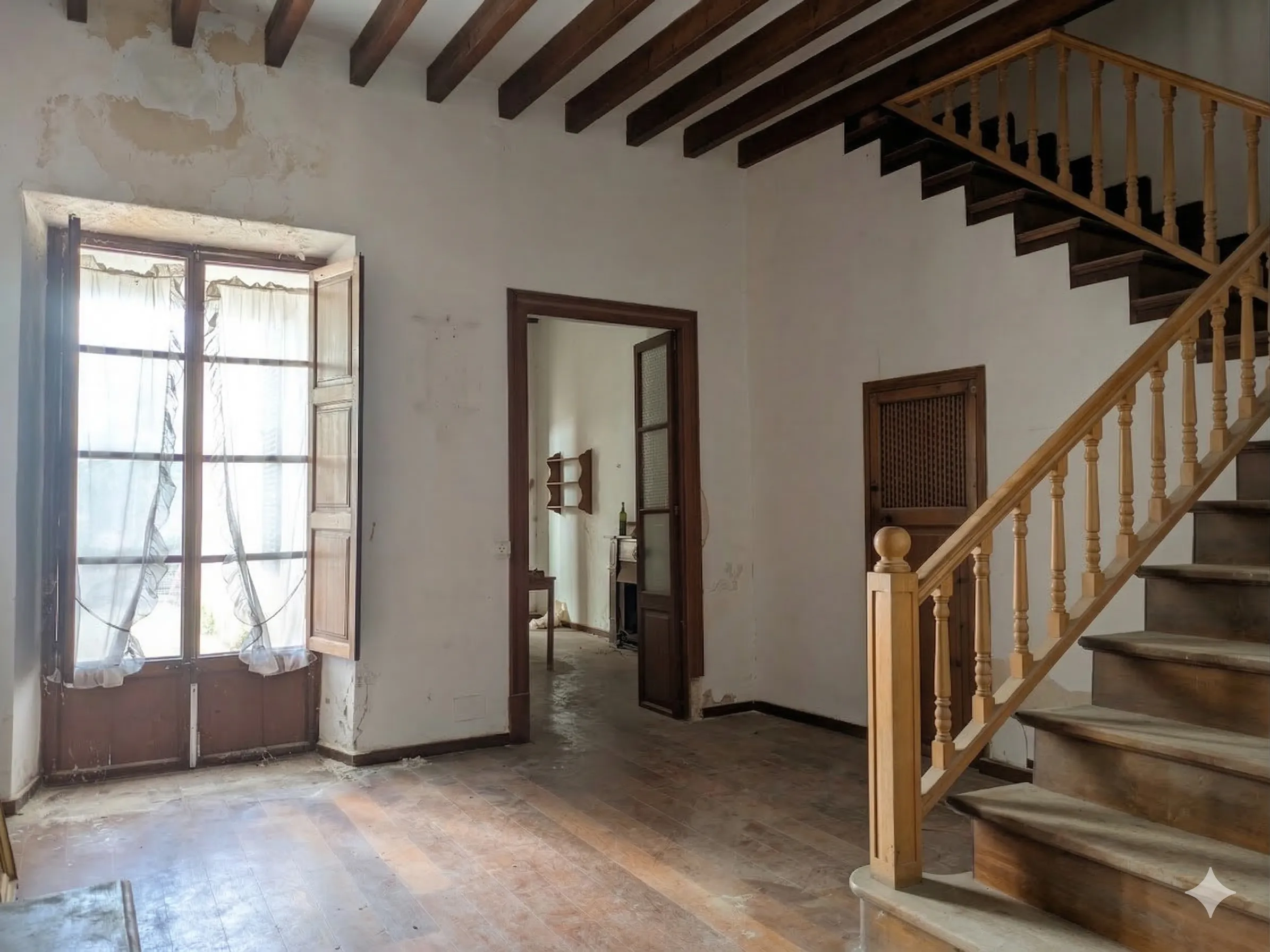 Encantadora casa de poble amb gran potencial i vistes a la muntanya a Alaró-4