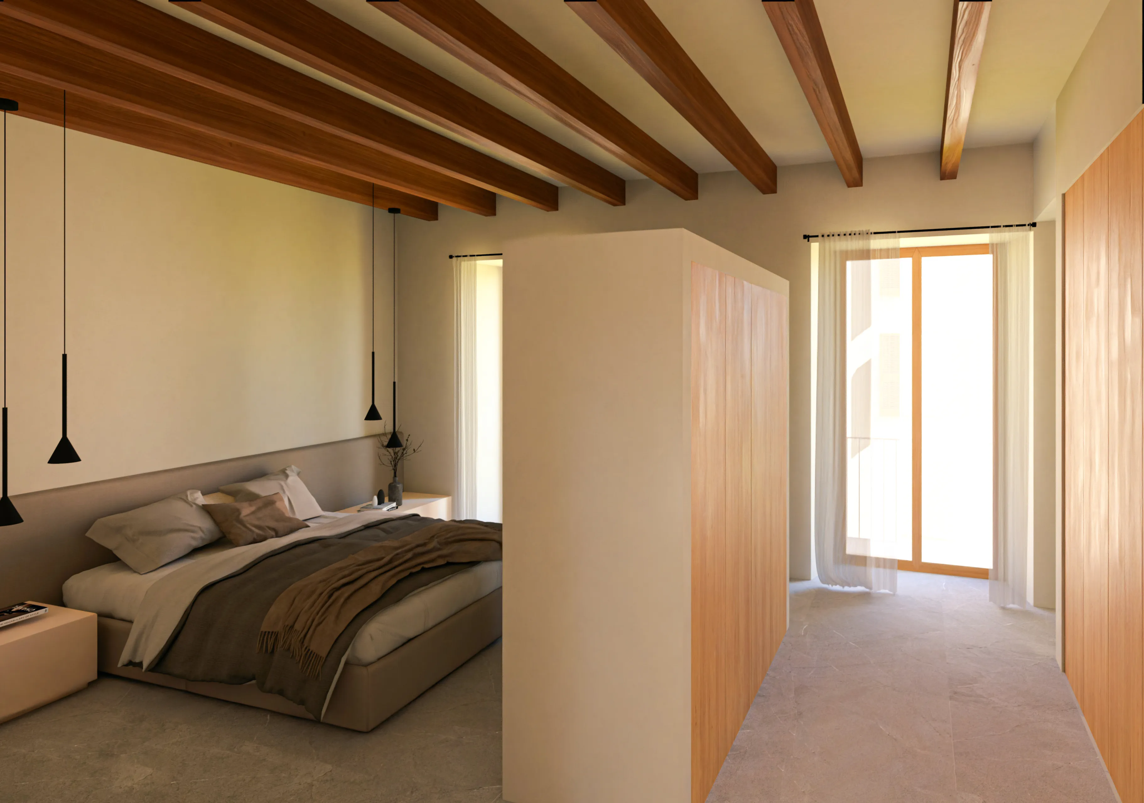 Encantadora casa de poble amb gran potencial i vistes a la muntanya a Alaró-15