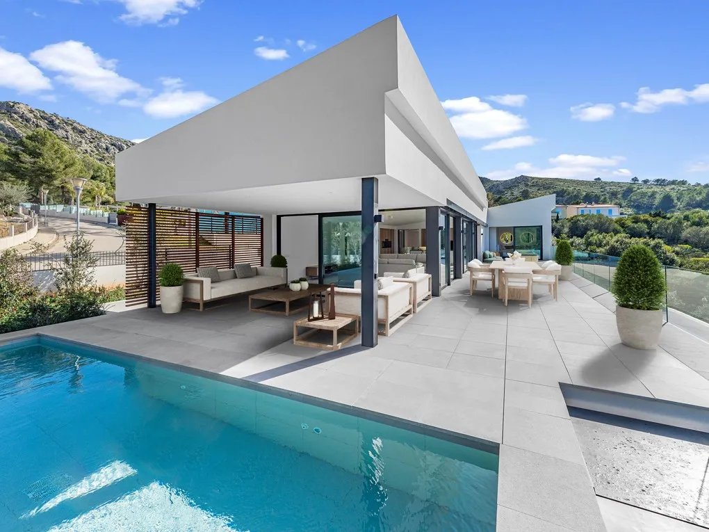 Espléndida villa de lujo privada cerca del mar - nueva construcción en Bonaire, Mallorca-4
