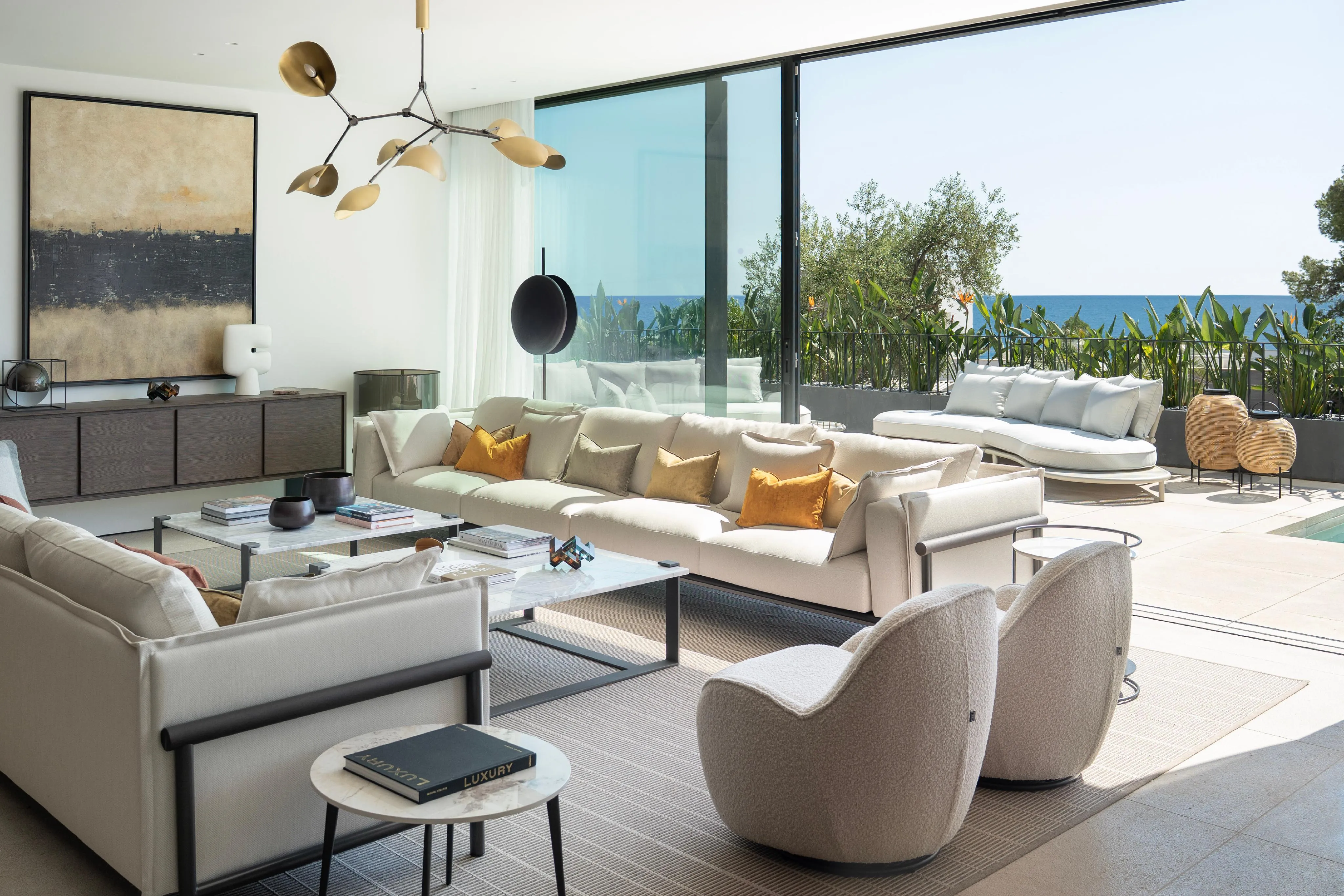 Nieuwe villa met zeezicht en uitzicht van Palma tot Palmanova-1