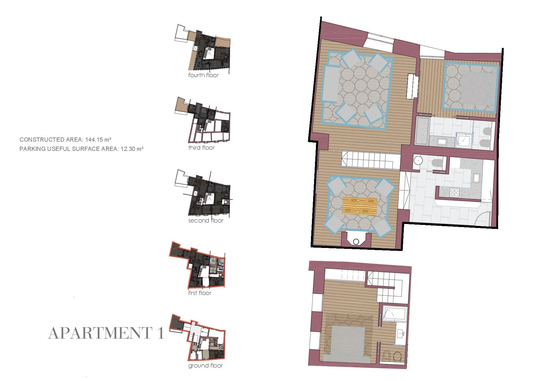 Duplex appartement met parkeerplaats in historisch gebouw in exclusieve wijk, Palma-10