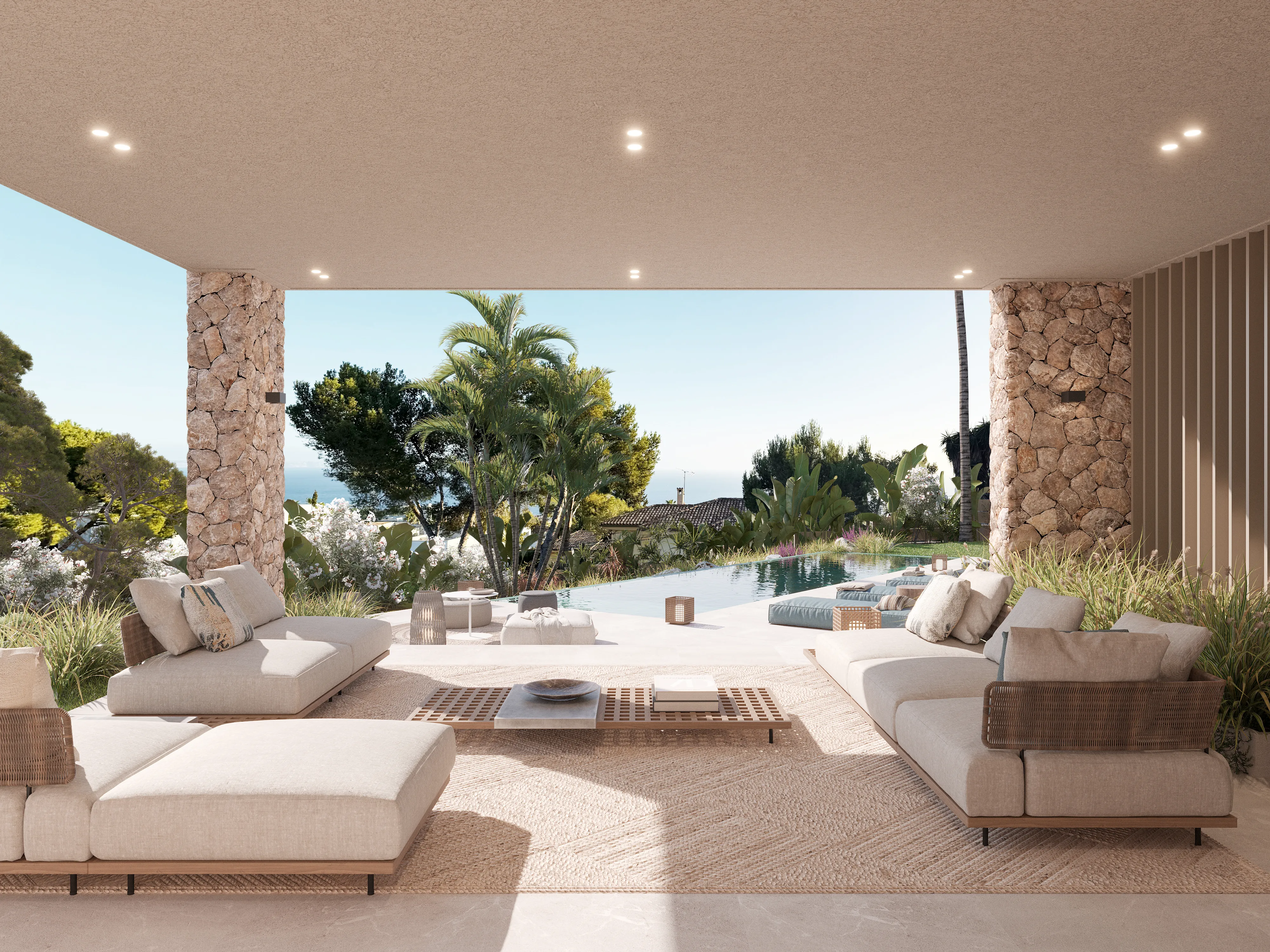 Moderne mediterrane luxe villa met panoramisch uitzicht op zee-2