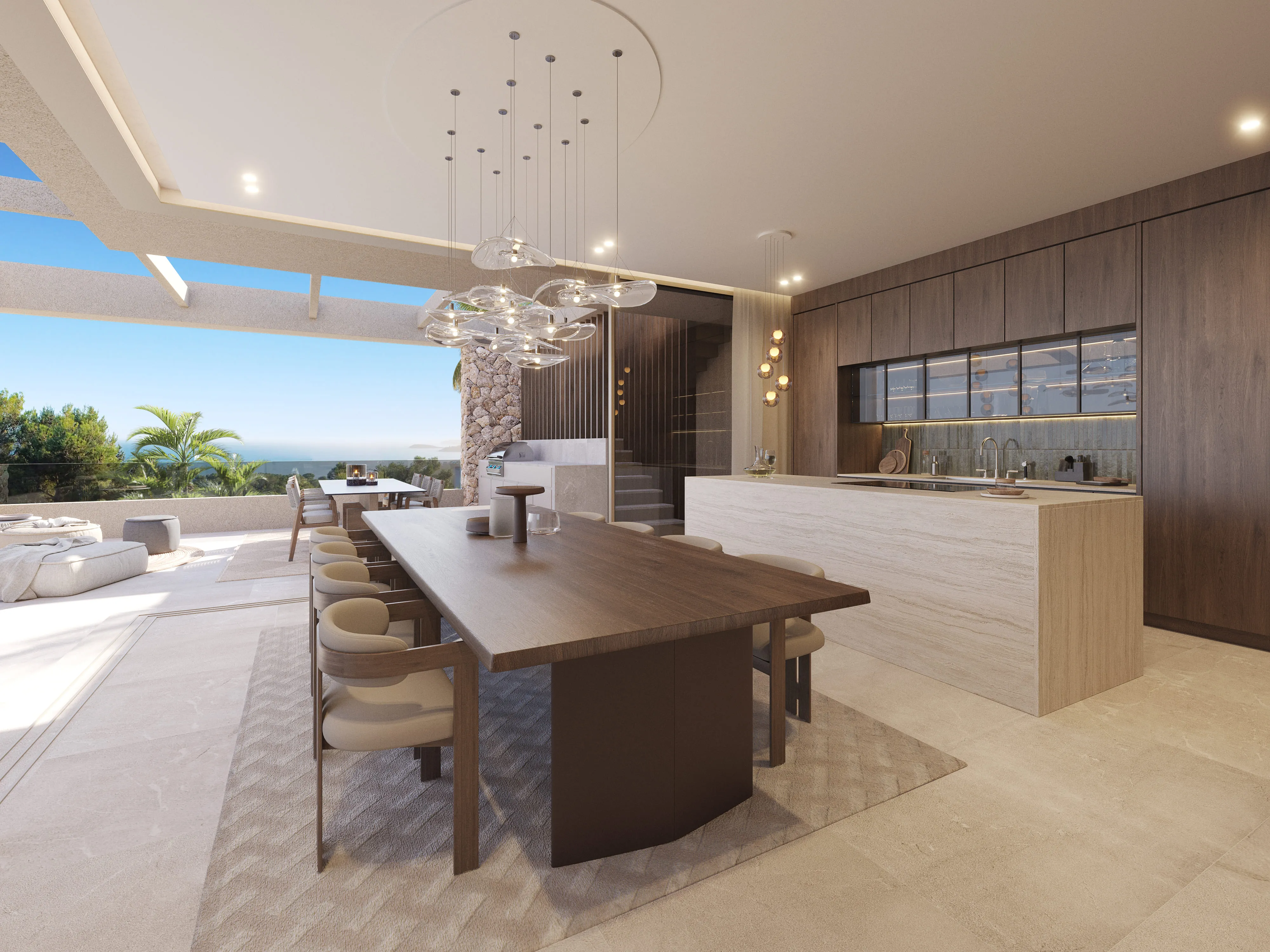 Moderne mediterrane luxe villa met panoramisch uitzicht op zee-5