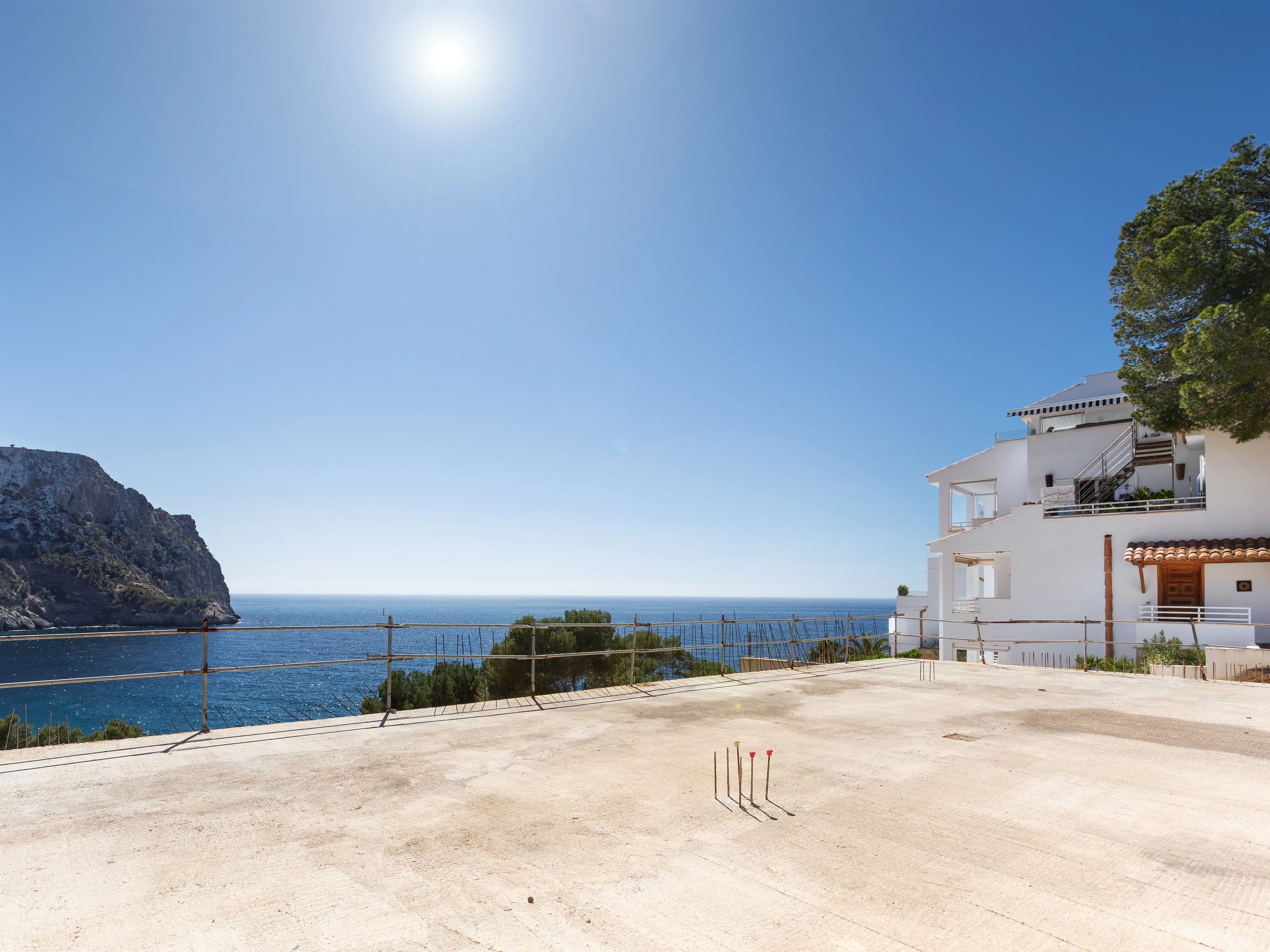 Building plot with structural shell and sea views in Cala Llamp-8