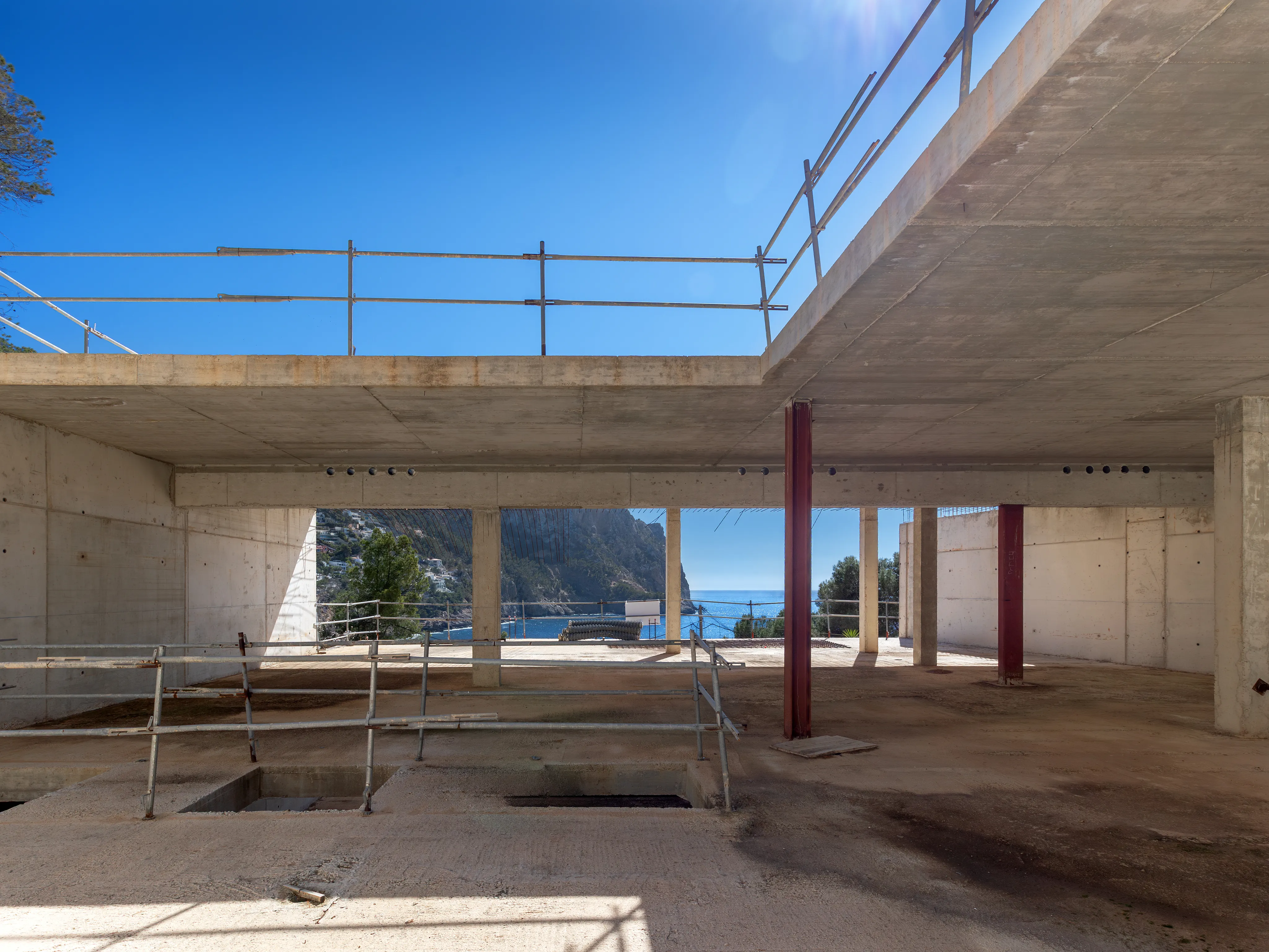 Building plot with structural shell and sea views in Cala Llamp-11