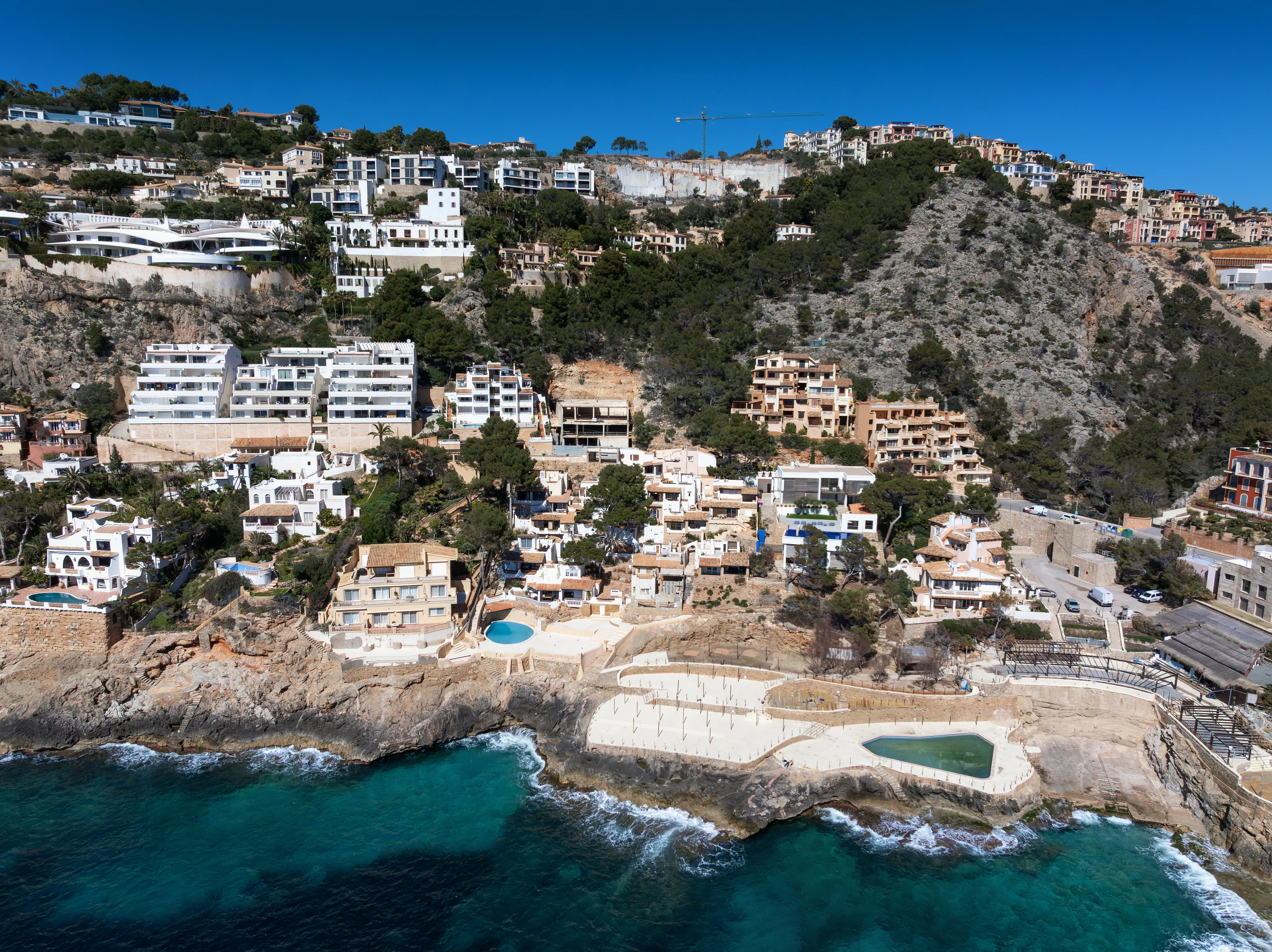 Building plot with structural shell and sea views in Cala Llamp-4