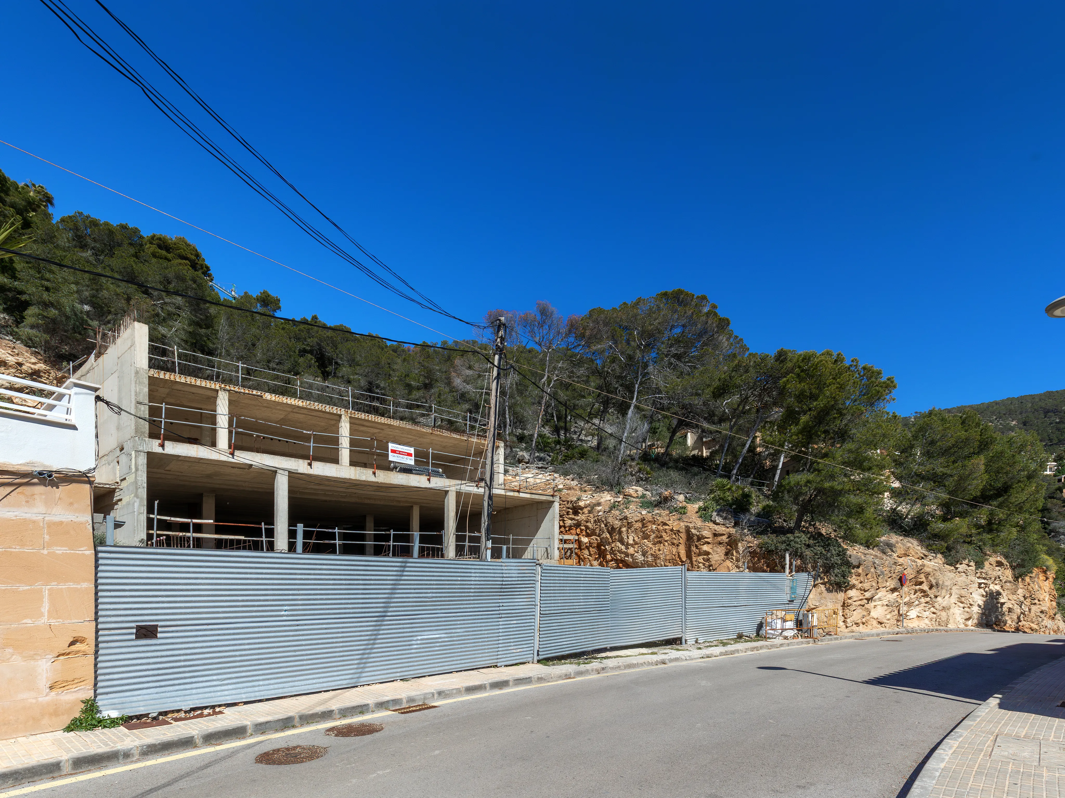 Building plot with structural shell and sea views in Cala Llamp-13