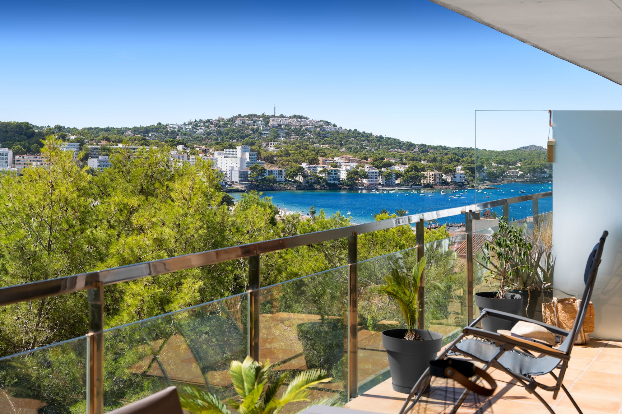 Exclusive Penthouse with Panoramic Sea and Mountain Views