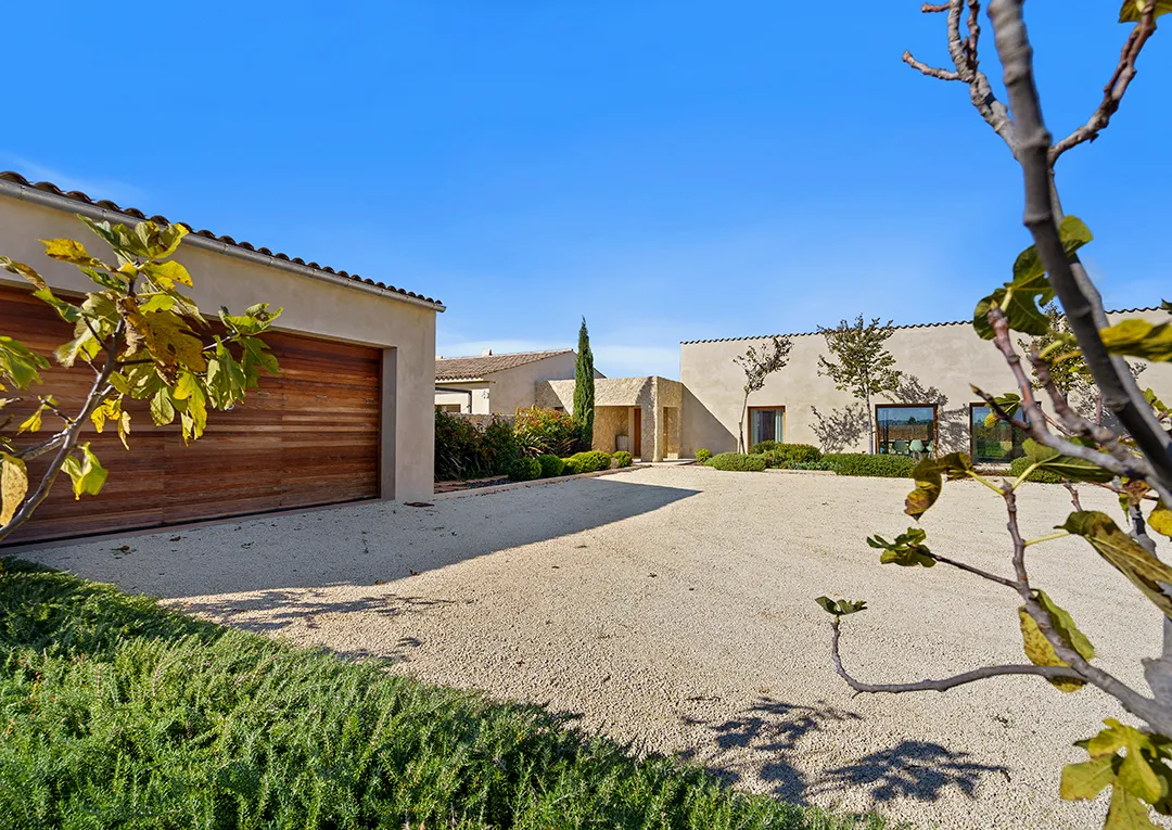 Finca arquitectónica para amantes del vino en Biniali-26