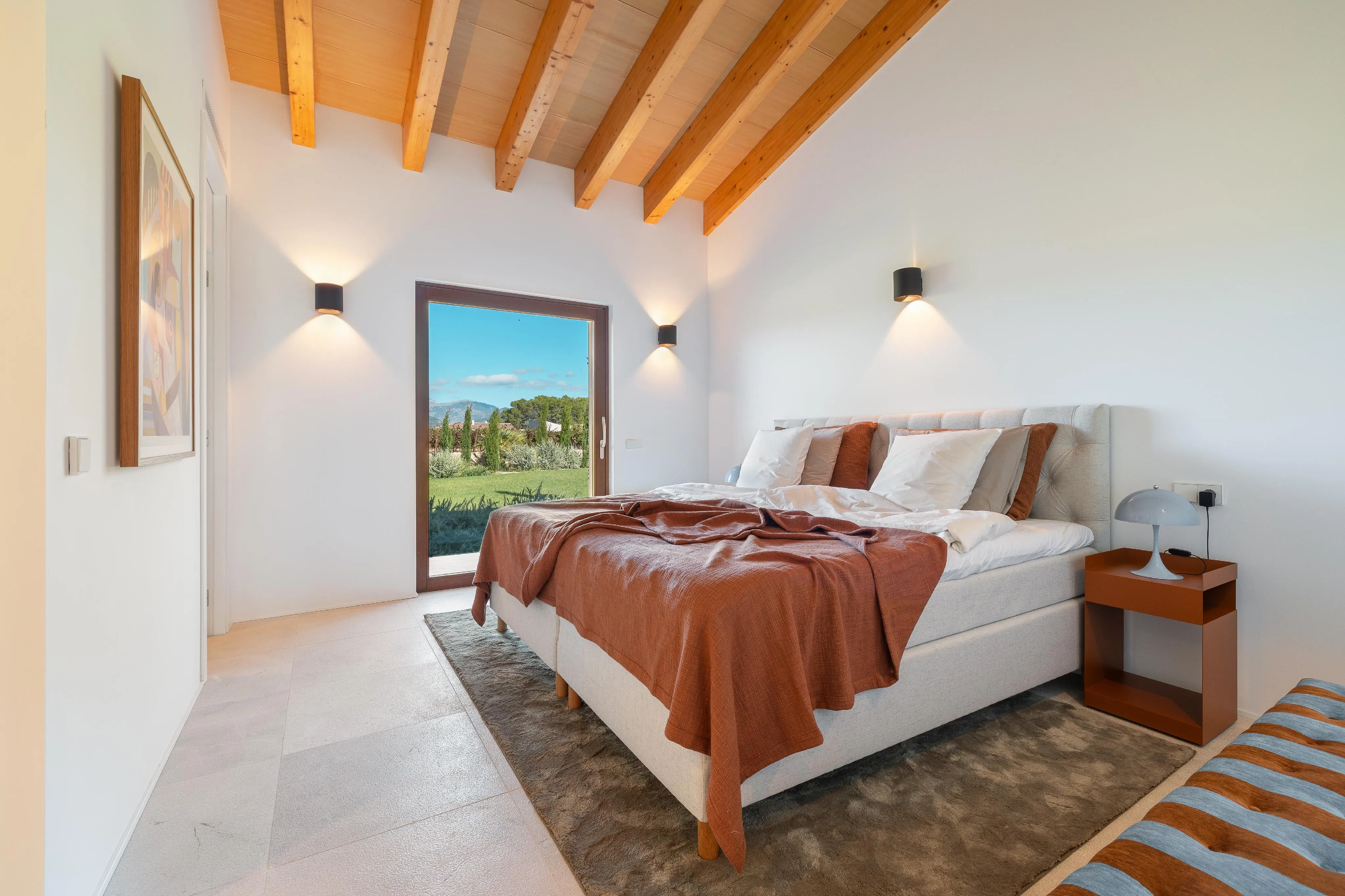 Finca arquitectónica para amantes del vino en Biniali-17