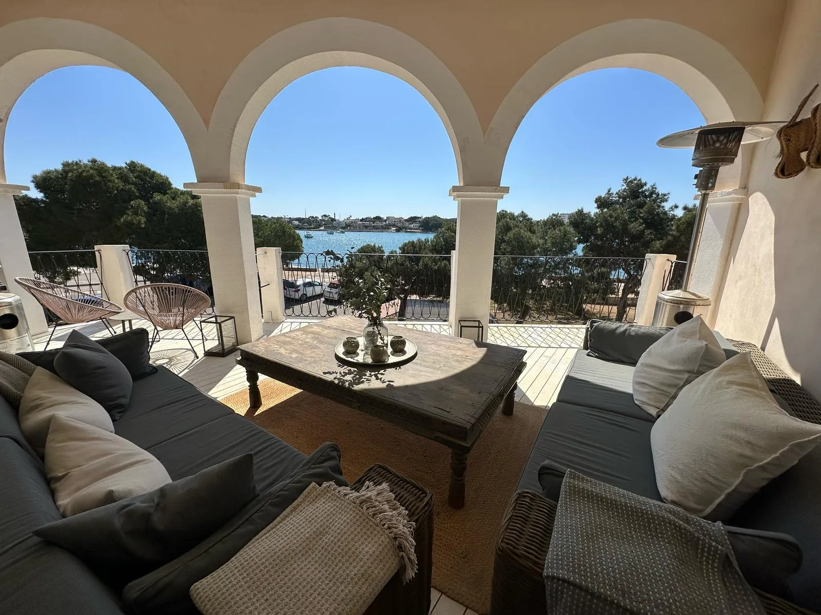 Fino a marzo: Casa a schiera sul mare con vista sul porto a Portocolom-1