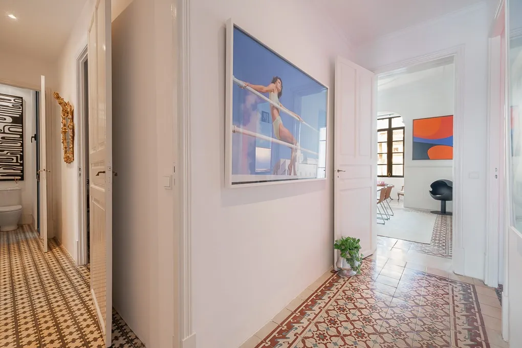 Elegante appartamento in un edificio storico vicino al mercato dell'Olivar-12