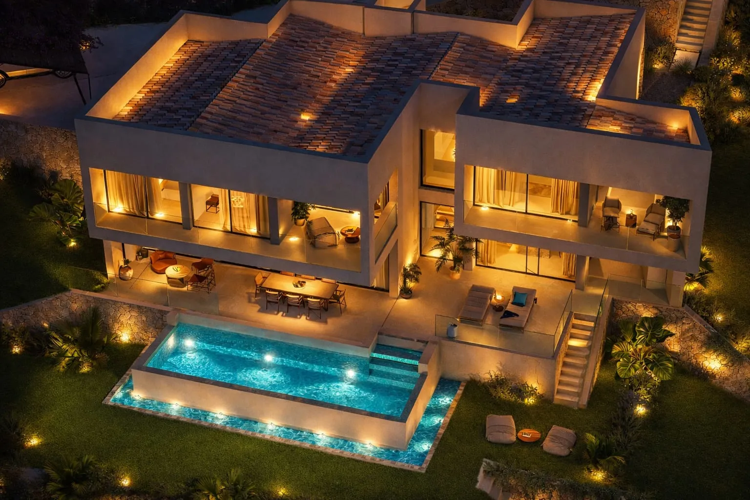 Modern newly built villa with open views in Sa Font Seca-1