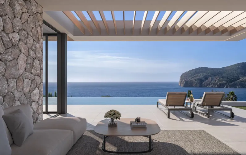 MIURA MARE: elegancia arquitectónica con impresionantes vistas al mar - su villa de diseño privada en la mejor ubicación de Camp de Mar