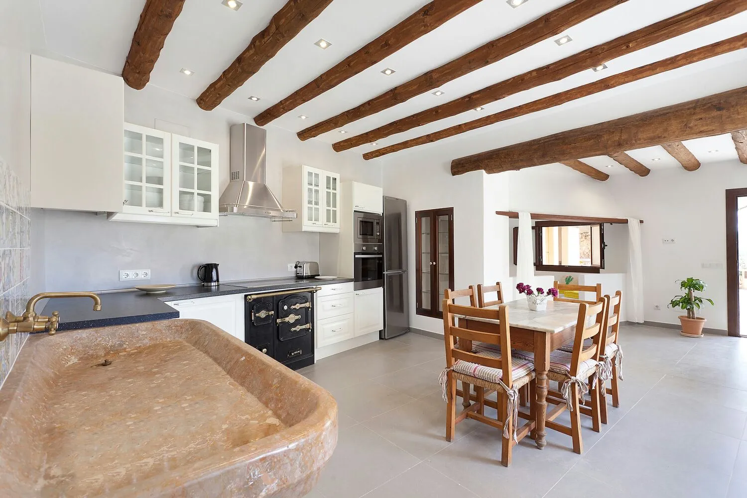 Natural stone house with pool and bodega-5