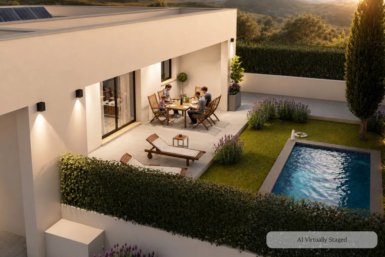 Exclusive semi-detached villa project with a pool, just a few meters from the sea in Son Serra de Marina-1