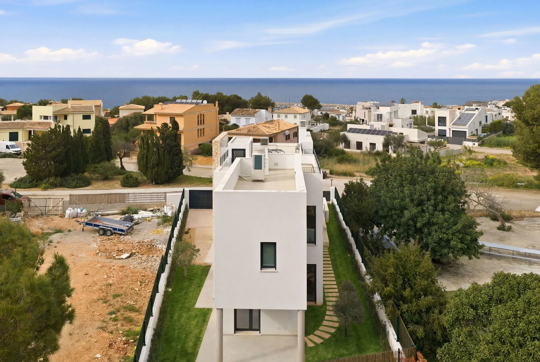 Chalet de nueva construcción y de alta calidad con vistas al mar y a la montaña en Colònia de Sant Pere-16