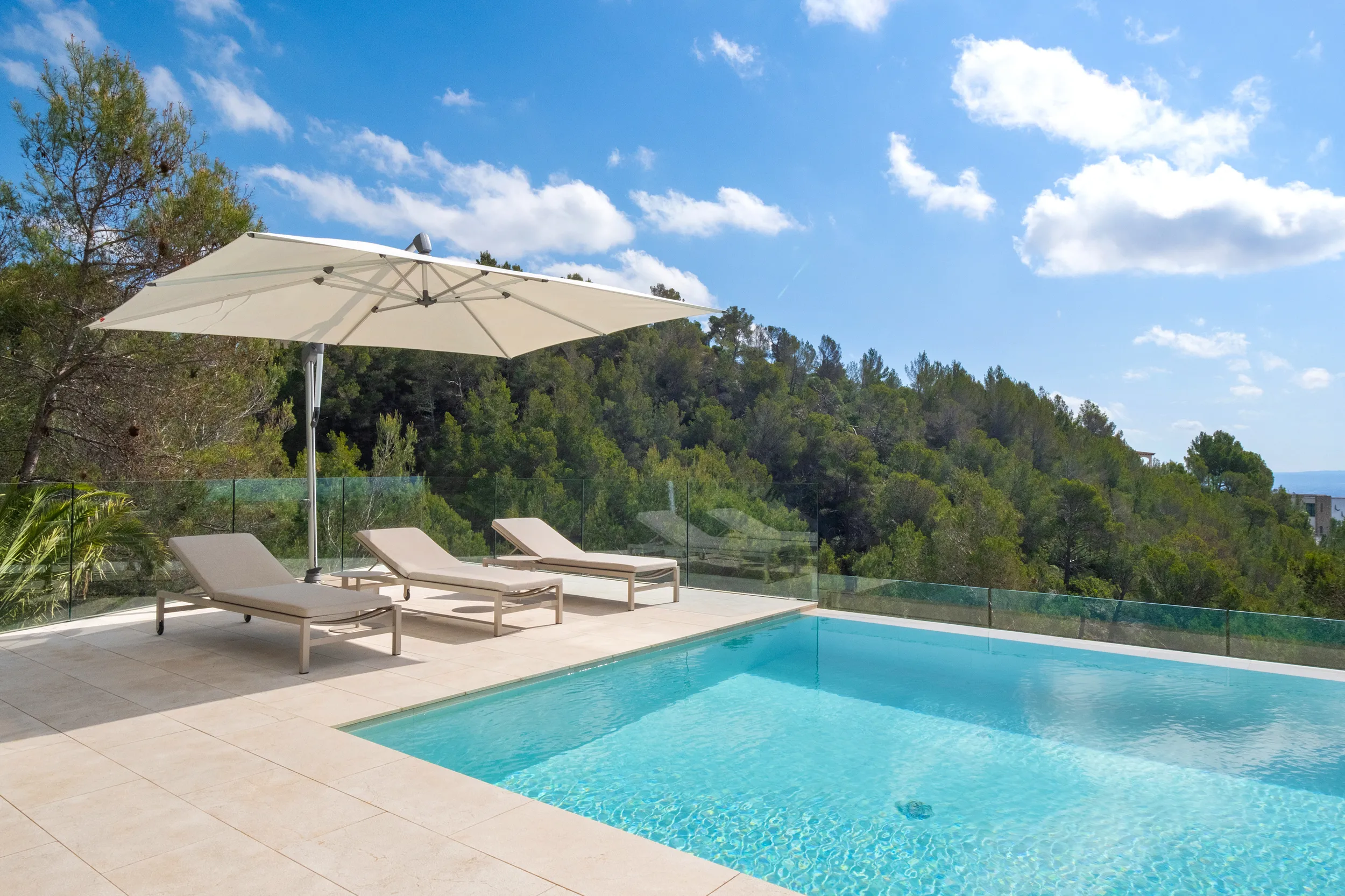 Villa di nuova costruzione con vista sul mare a Son Vida-19