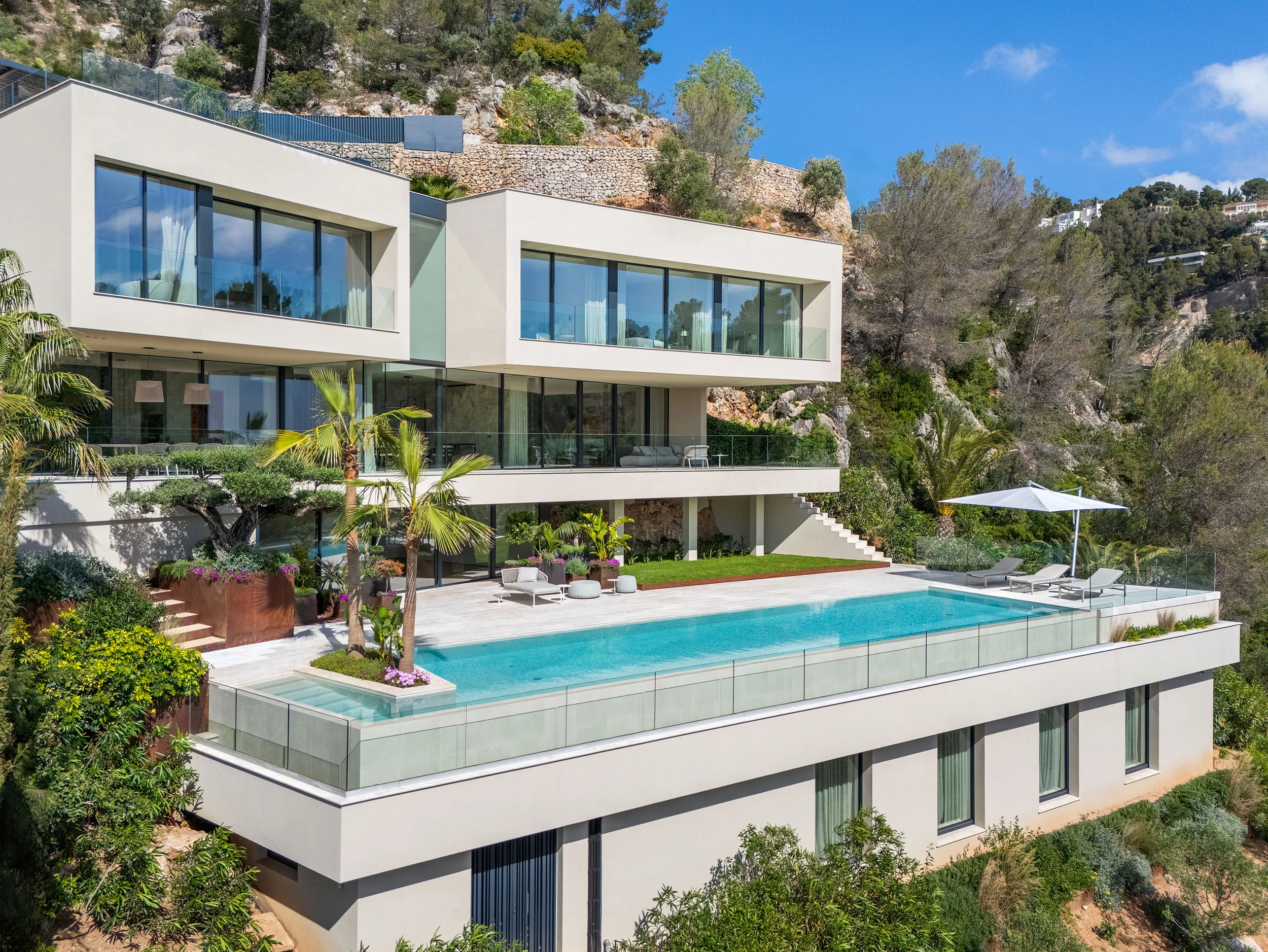 Villa neuve avec vue sur la mer à Son Vida-1